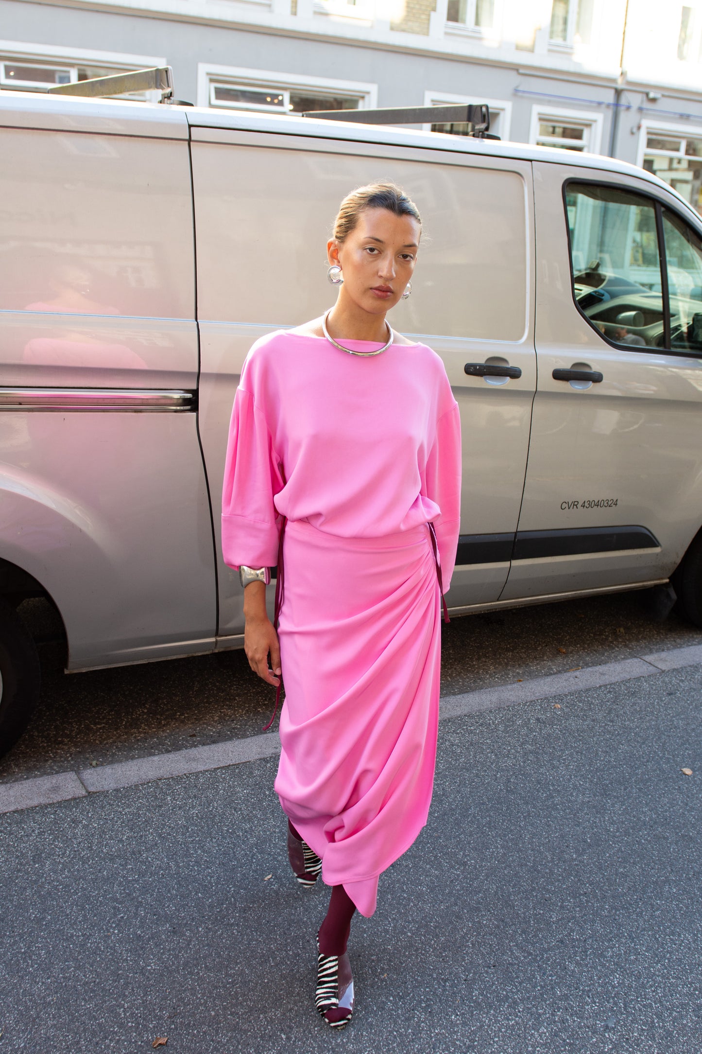 MR. LARKIN, Bansari Skirt, Candy Pink