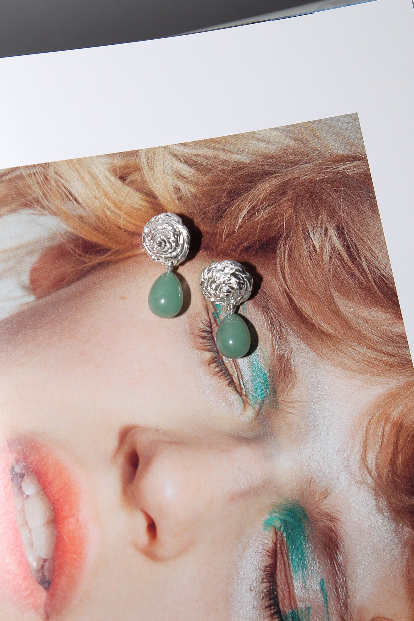 CORALI, Breton Aventurine Earrings