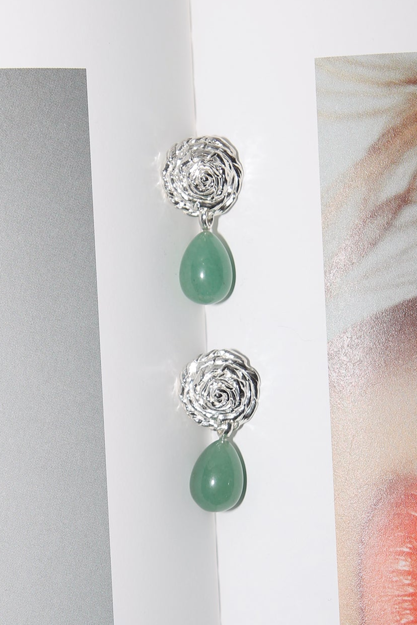 CORALI, Breton Aventurine Earrings