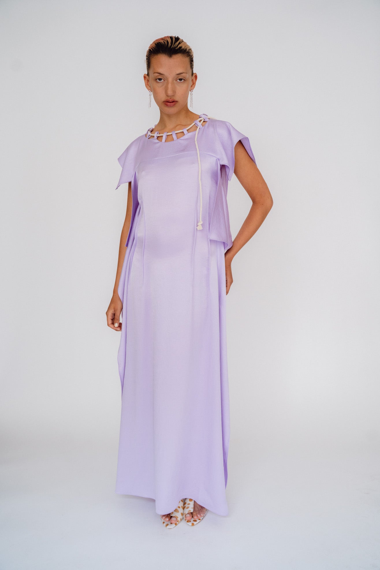 SKARULE, Silky Panel Dress