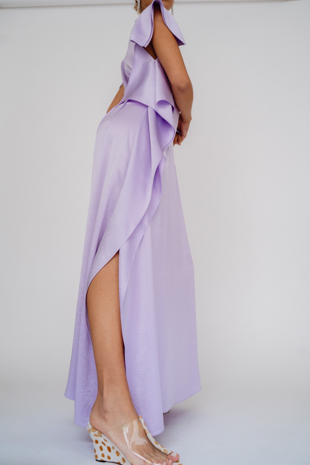 SKARULE, Silky Panel Dress