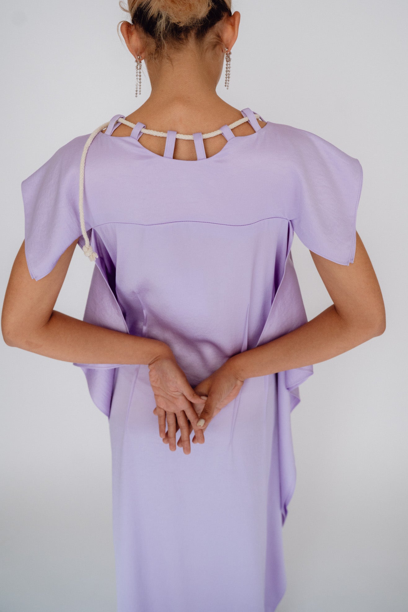 SKARULE, Silky Panel Dress