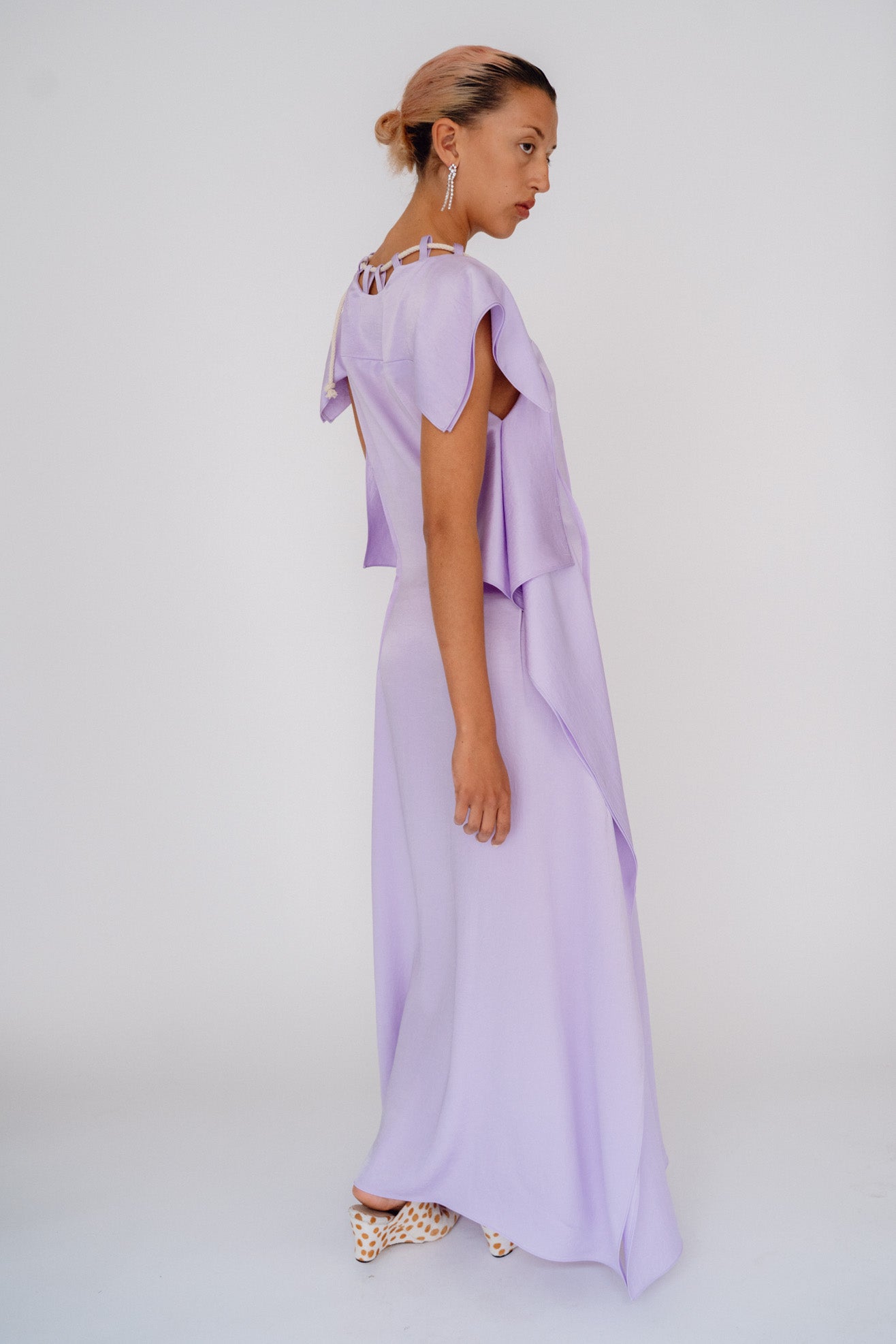 SKARULE, Silky Panel Dress