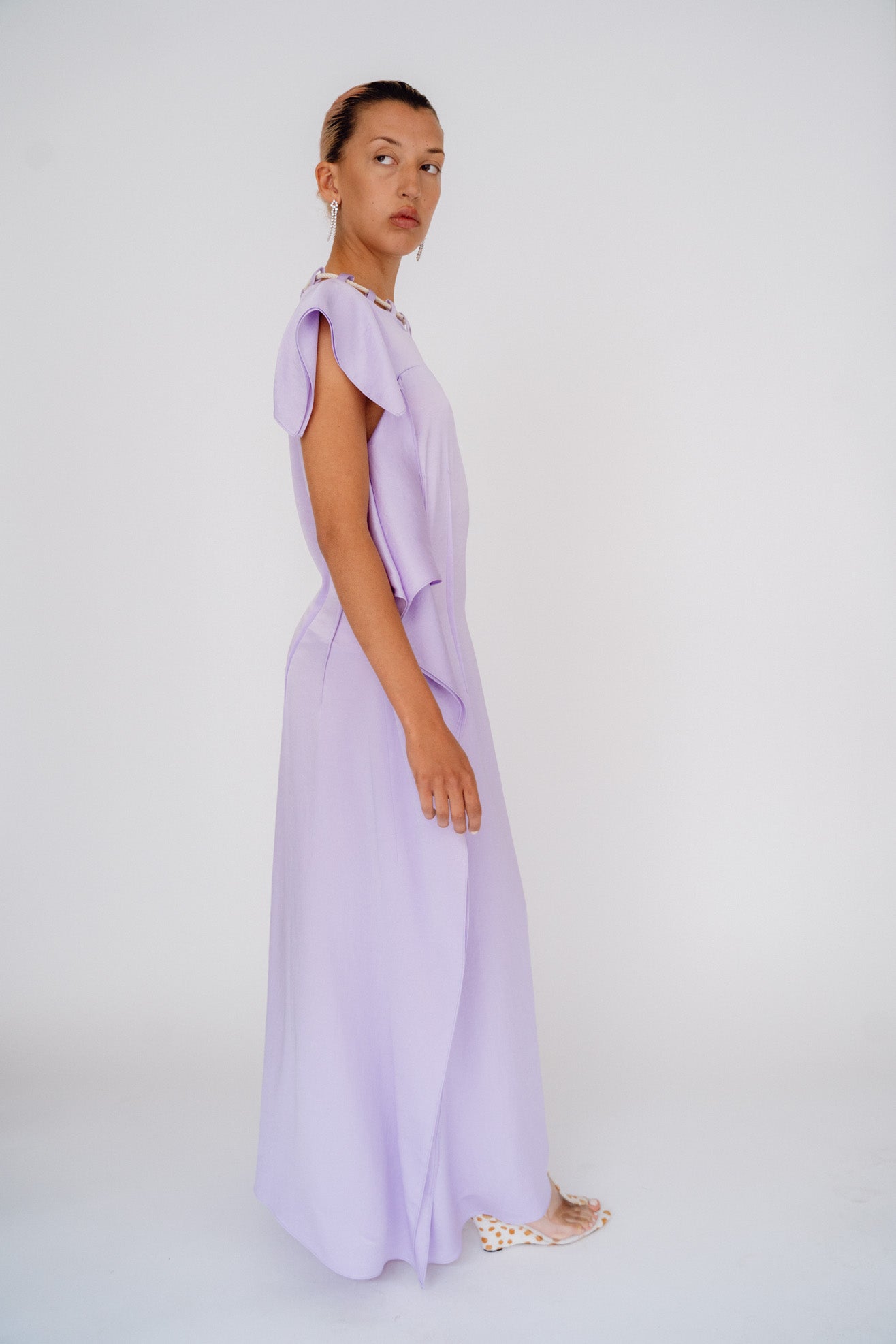 SKARULE, Silky Panel Dress
