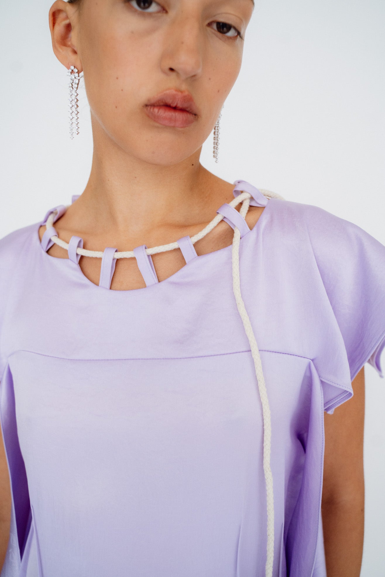 SKARULE, Silky Panel Dress