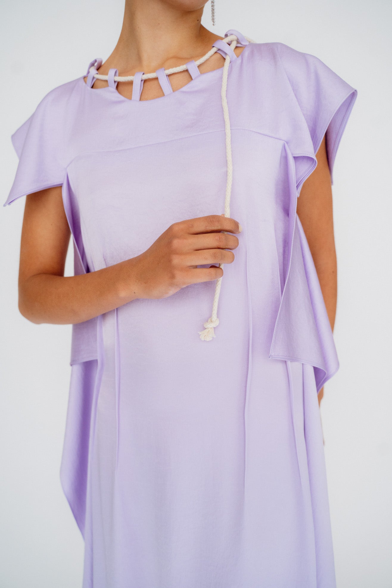 SKARULE, Silky Panel Dress