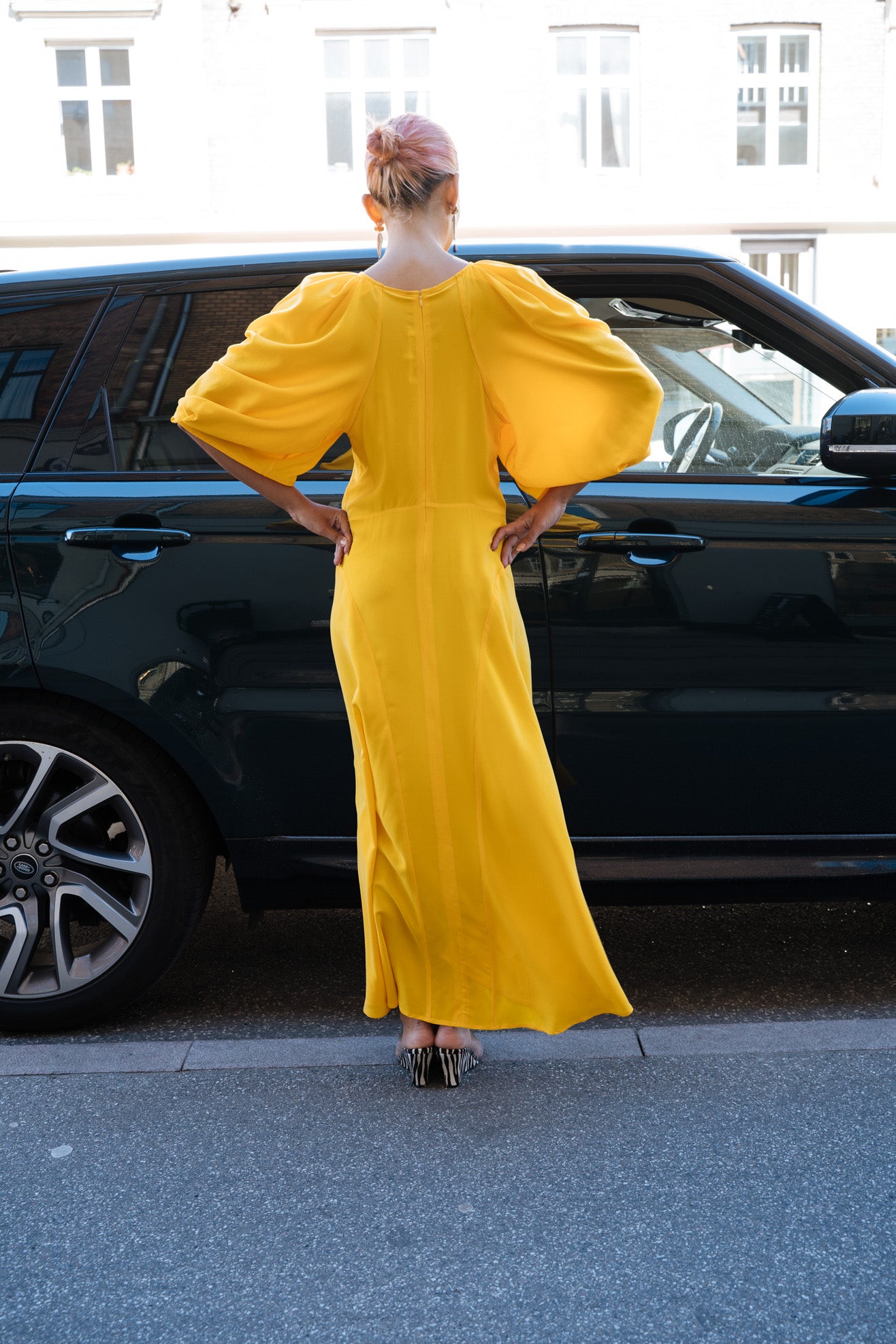 MR. LARKIN, Lexi Dress, Citrus