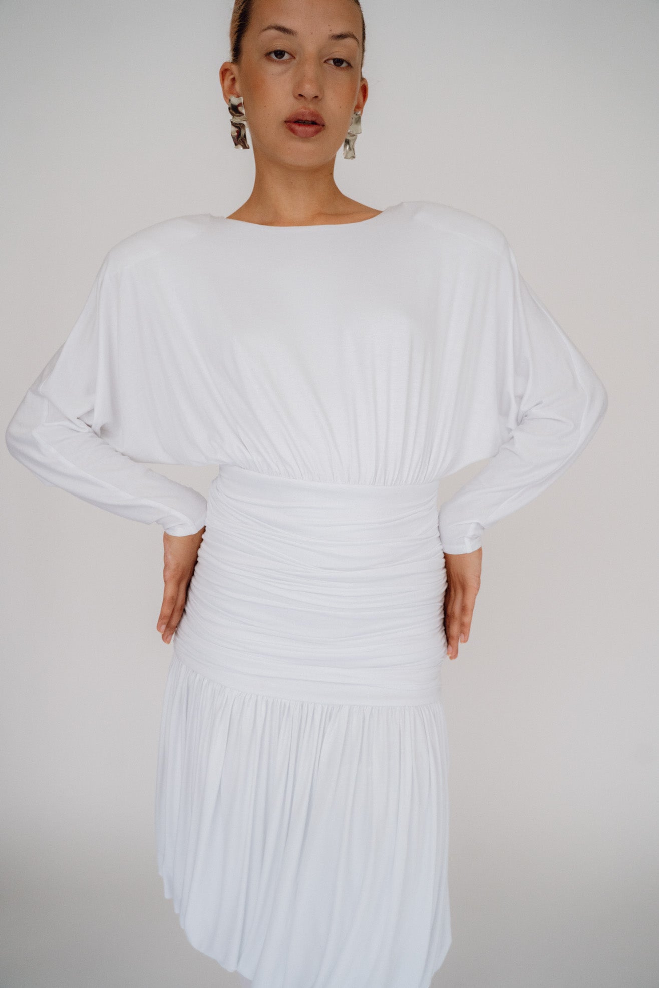 NICKLAS SKOVGAARD, Lori Dress, White