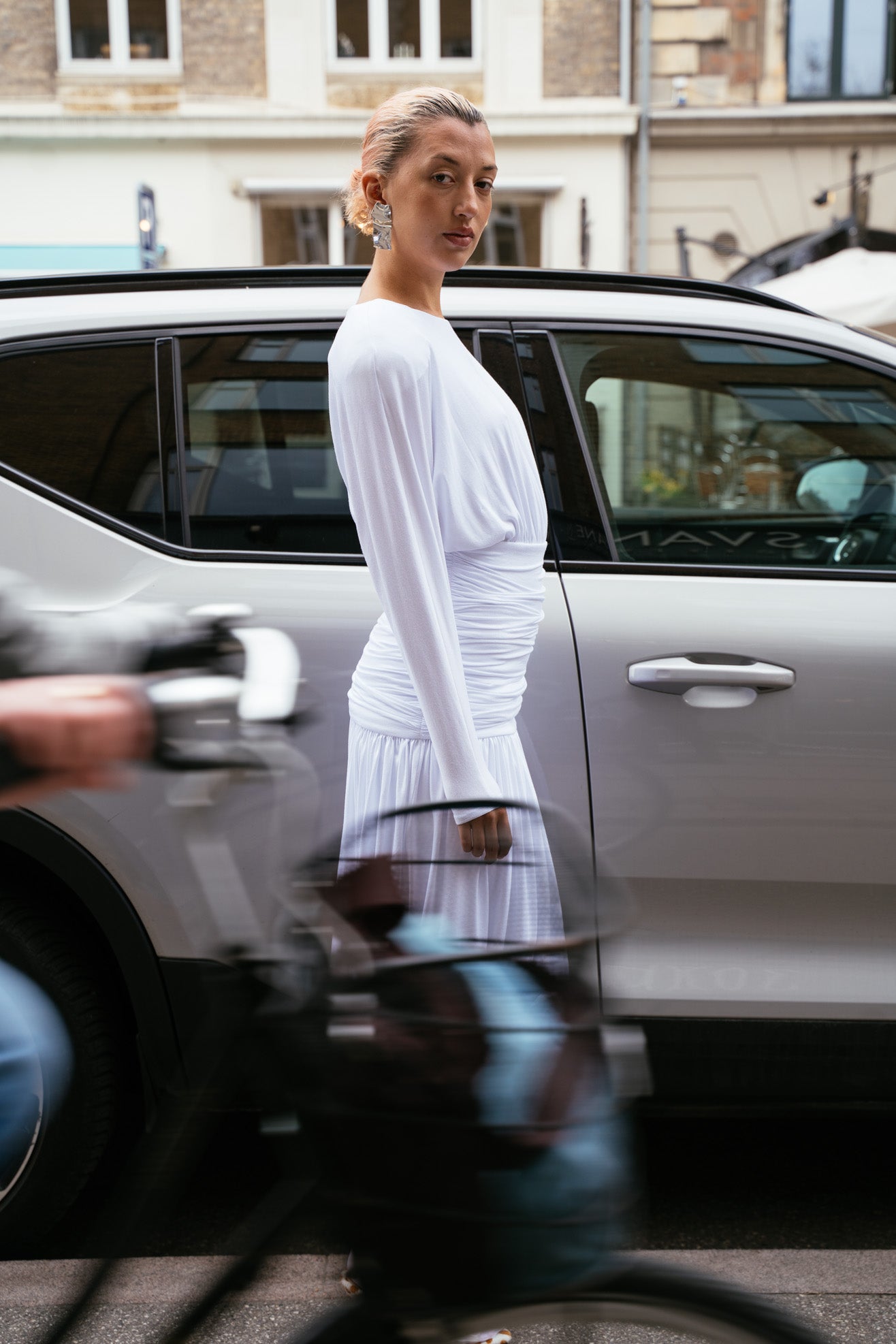 NICKLAS SKOVGAARD, Lori Dress, White