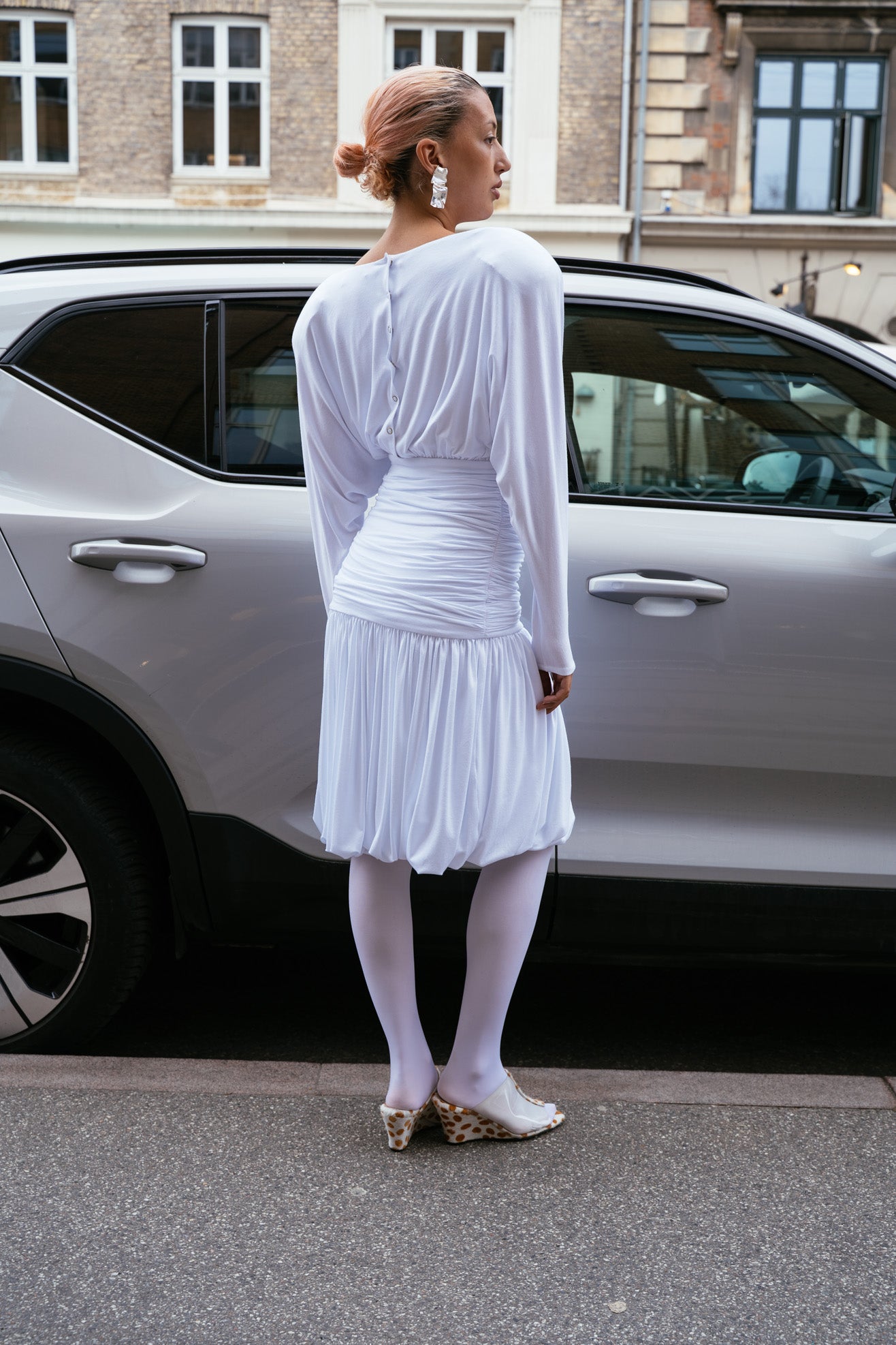 NICKLAS SKOVGAARD, Lori Dress, White