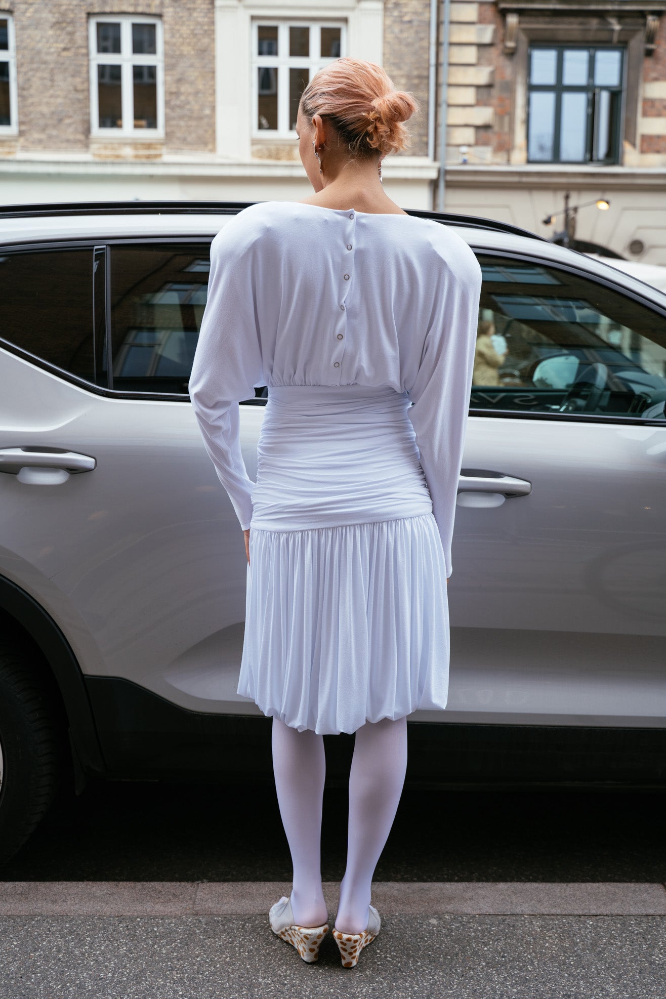 NICKLAS SKOVGAARD, Lori Dress, White