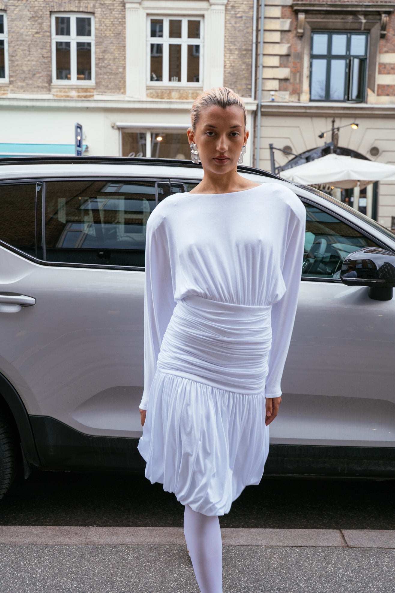 NICKLAS SKOVGAARD, Lori Dress, White