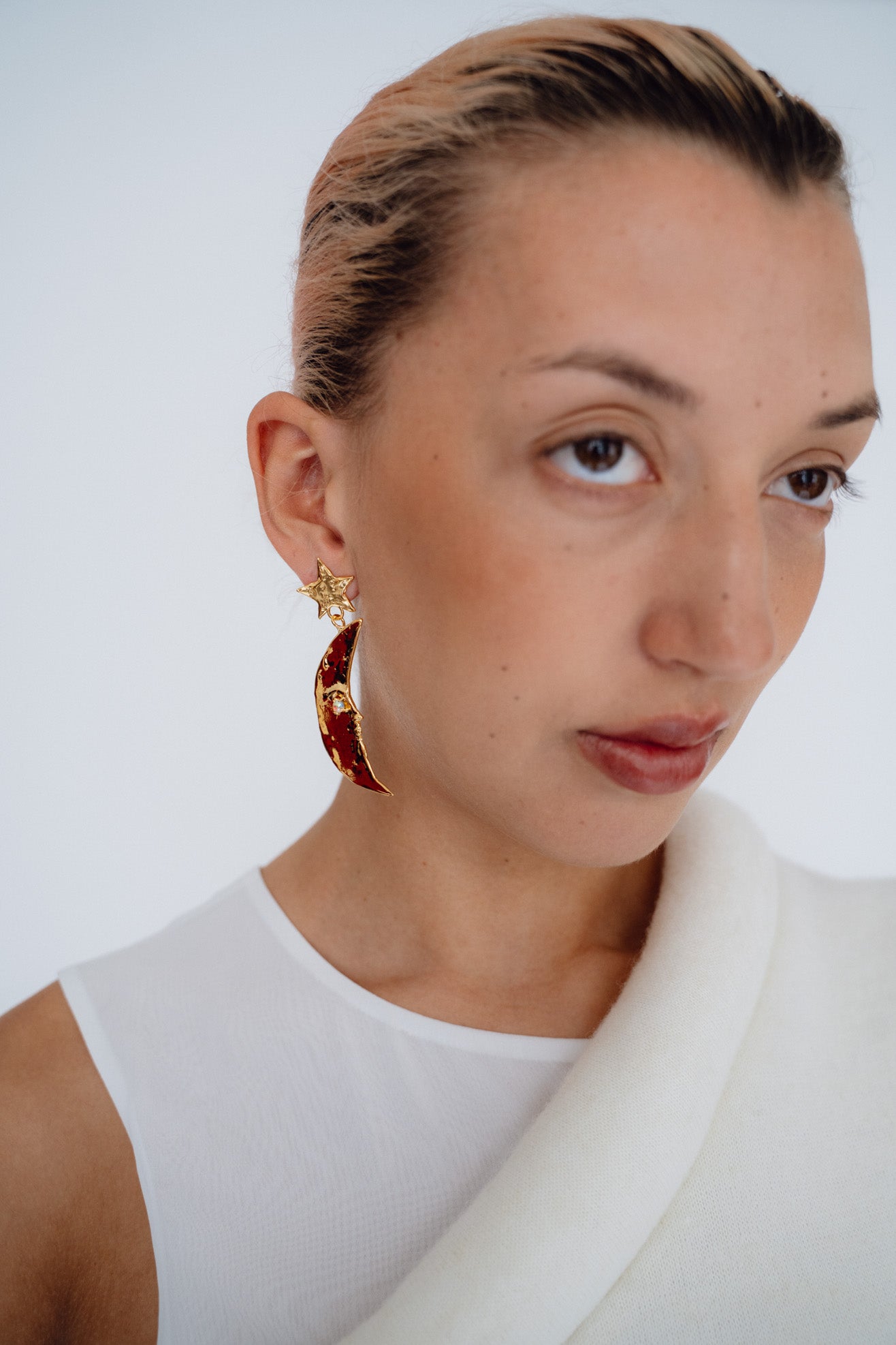 MONDO MONDO, Moon Earrings
