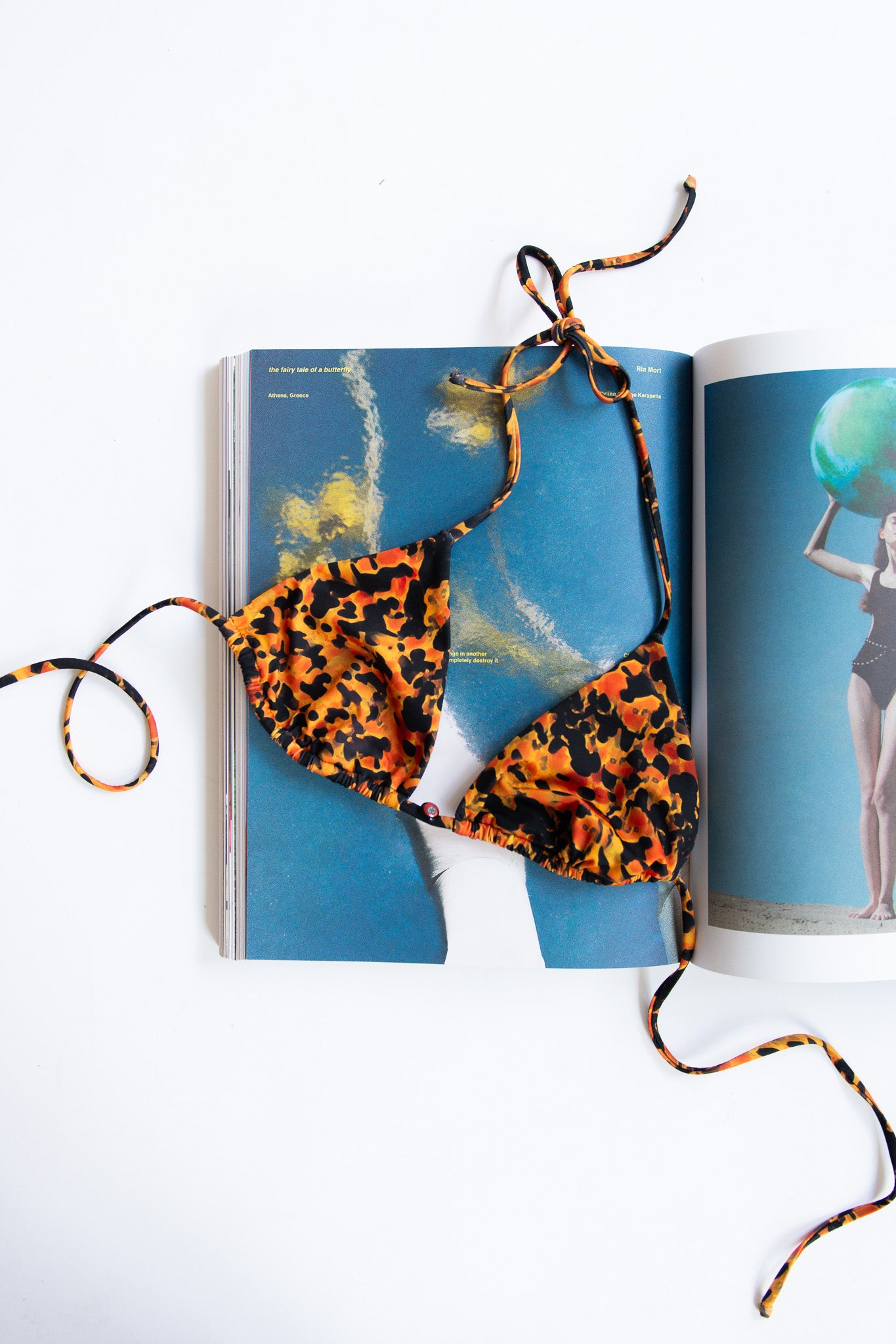 REKHALE, Bikini Malikha Top, Maculato