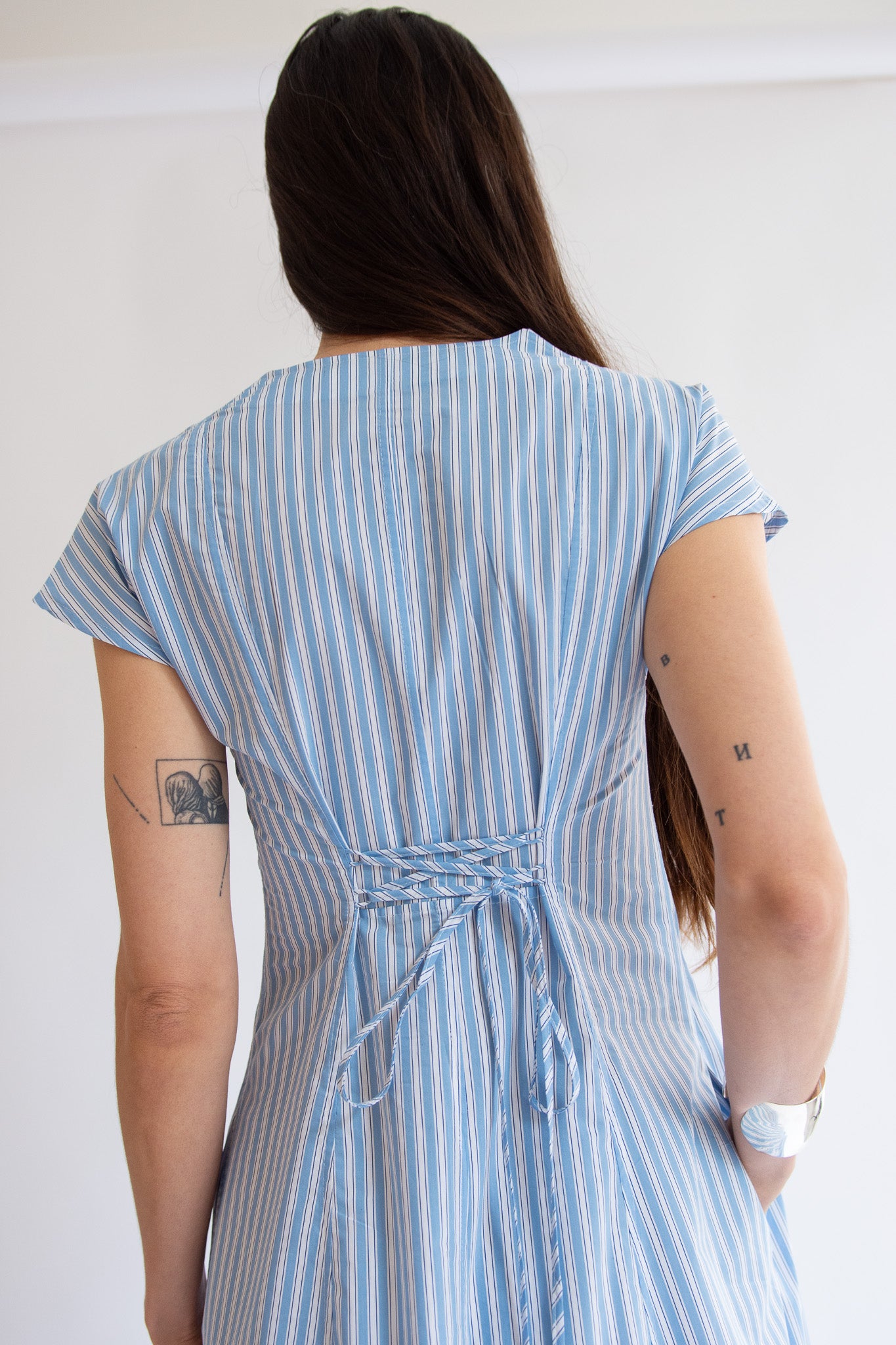 MR. LARKIN, Madison Dress, French Stripe