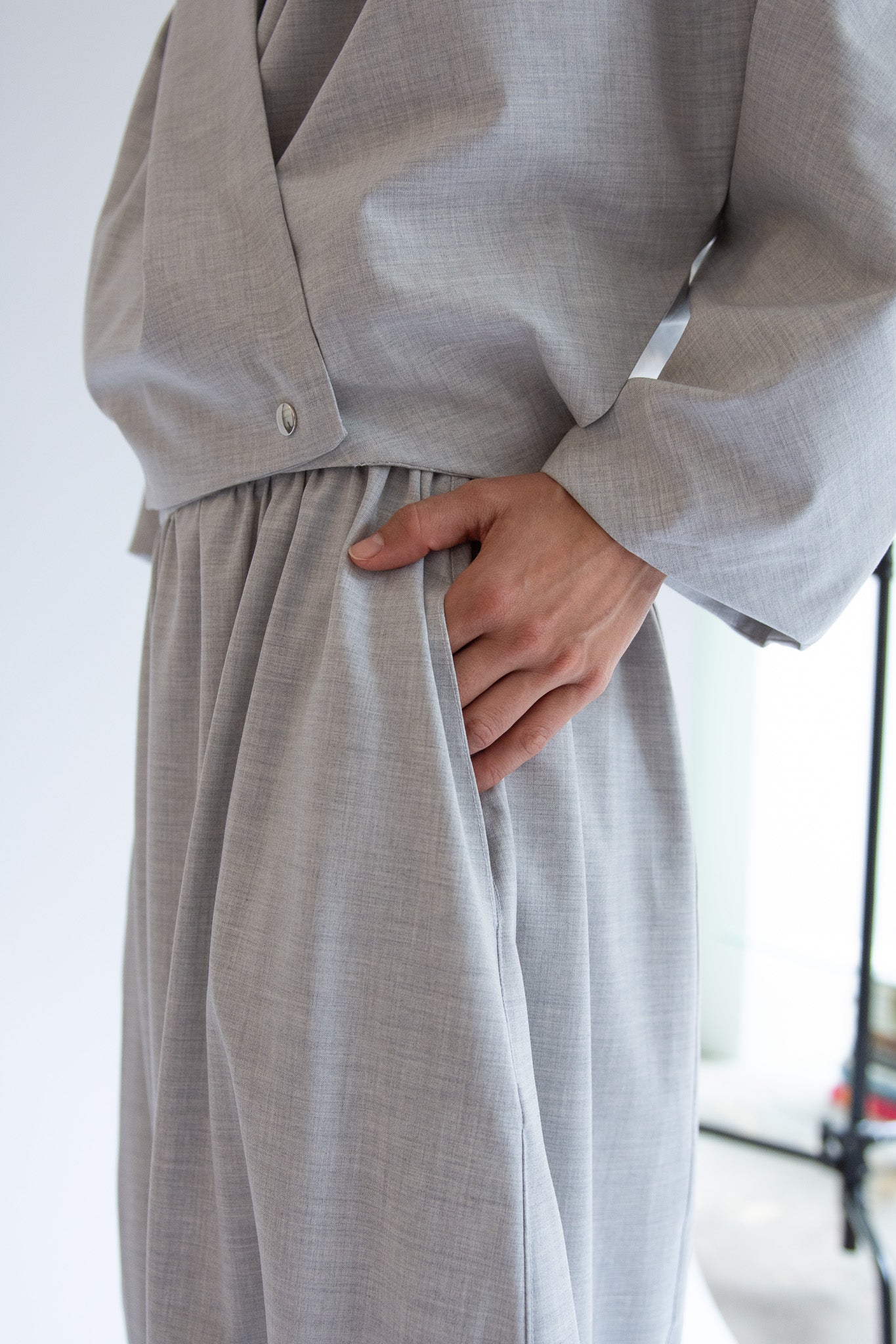 MICHELLE DEL RIO, Lucia Pants, Grey