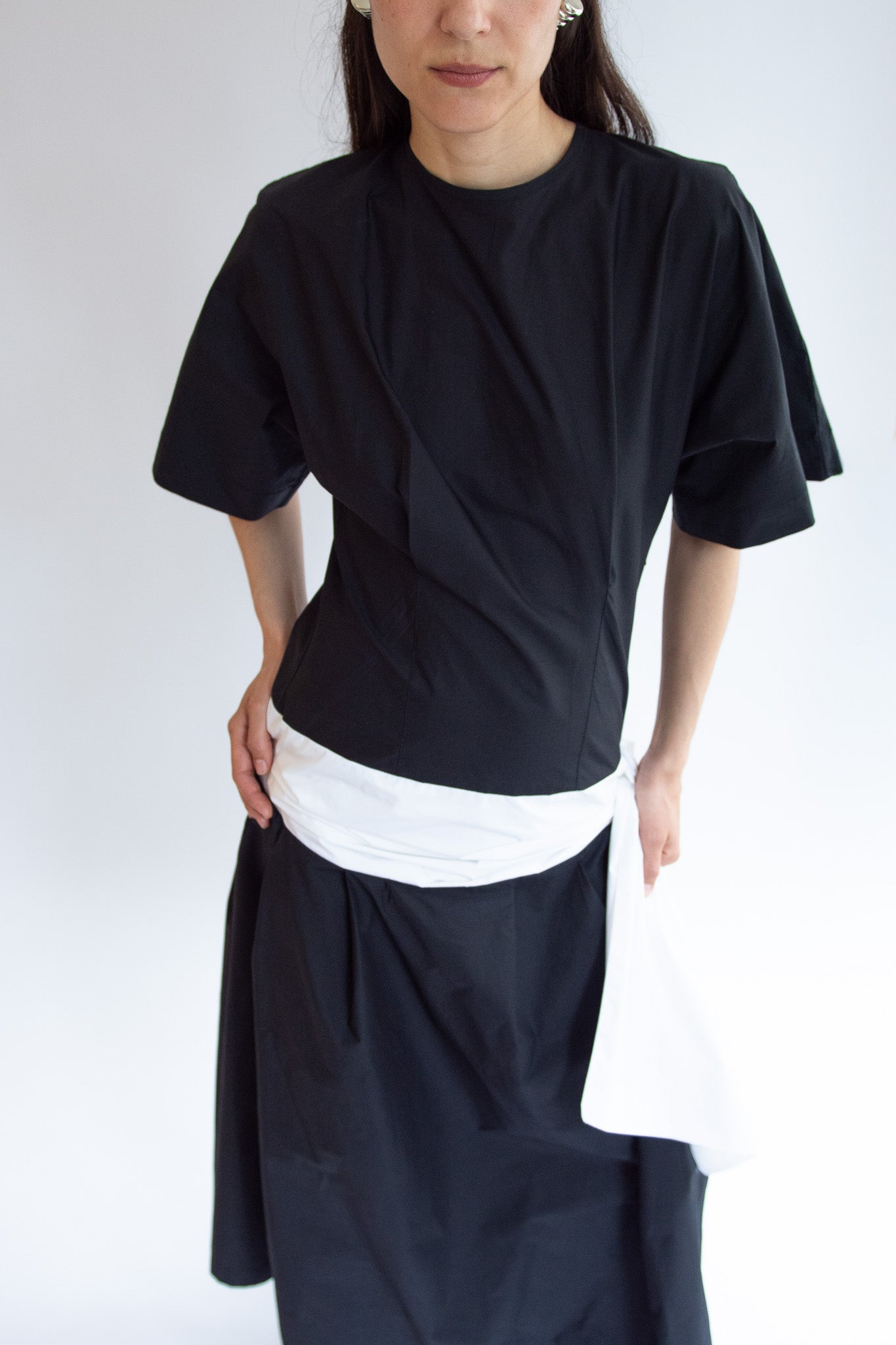 MICHELLE DEL RIO, Louise Dress, Black & White