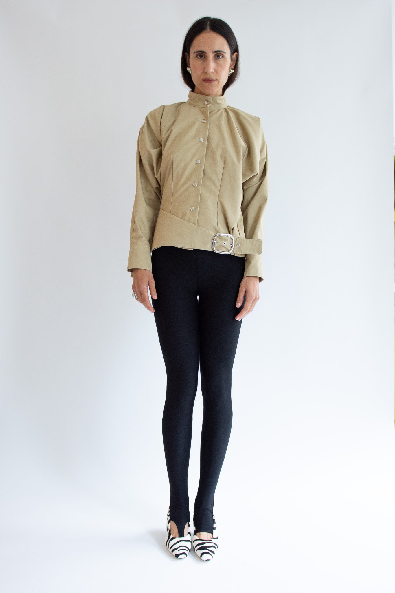 MICHELLE DEL RIO, Santiago Jacket, Khaki