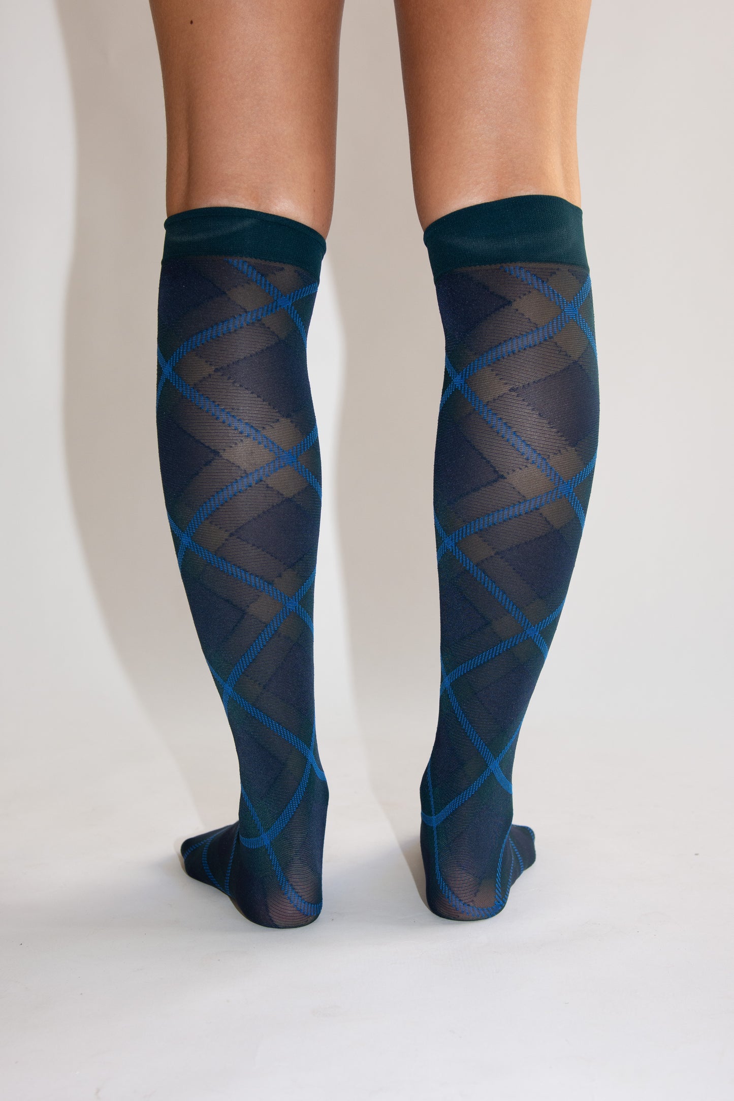 SWEDISH STOCKINGS, 2-pack Franka Knee-Highs, Deep Green