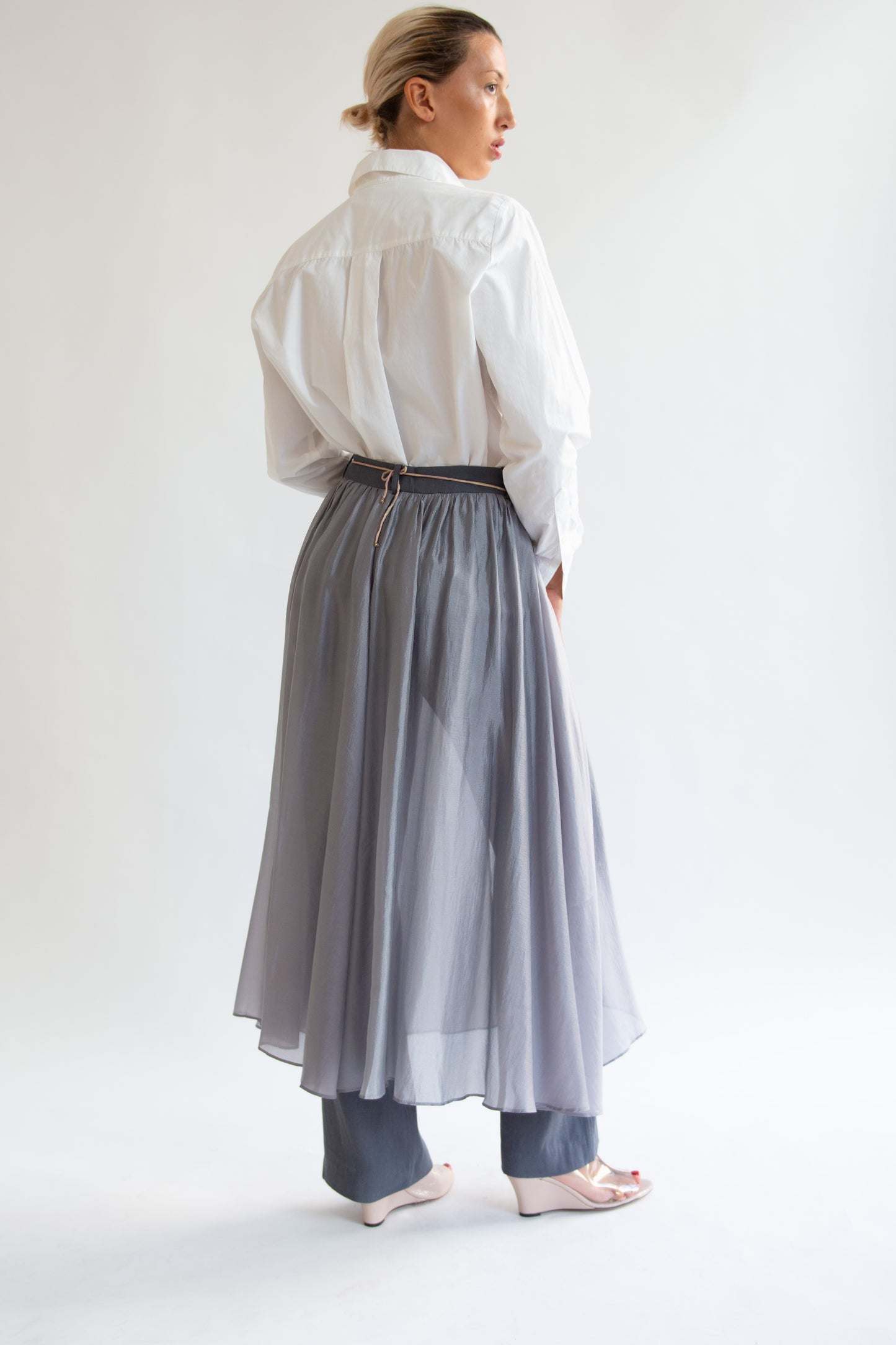 THE GARMENT, Andrea Gown Pants, Charcoal