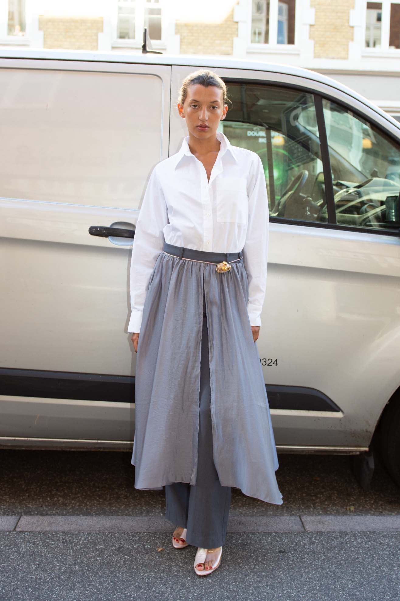 THE GARMENT, Andrea Gown Pants, Charcoal