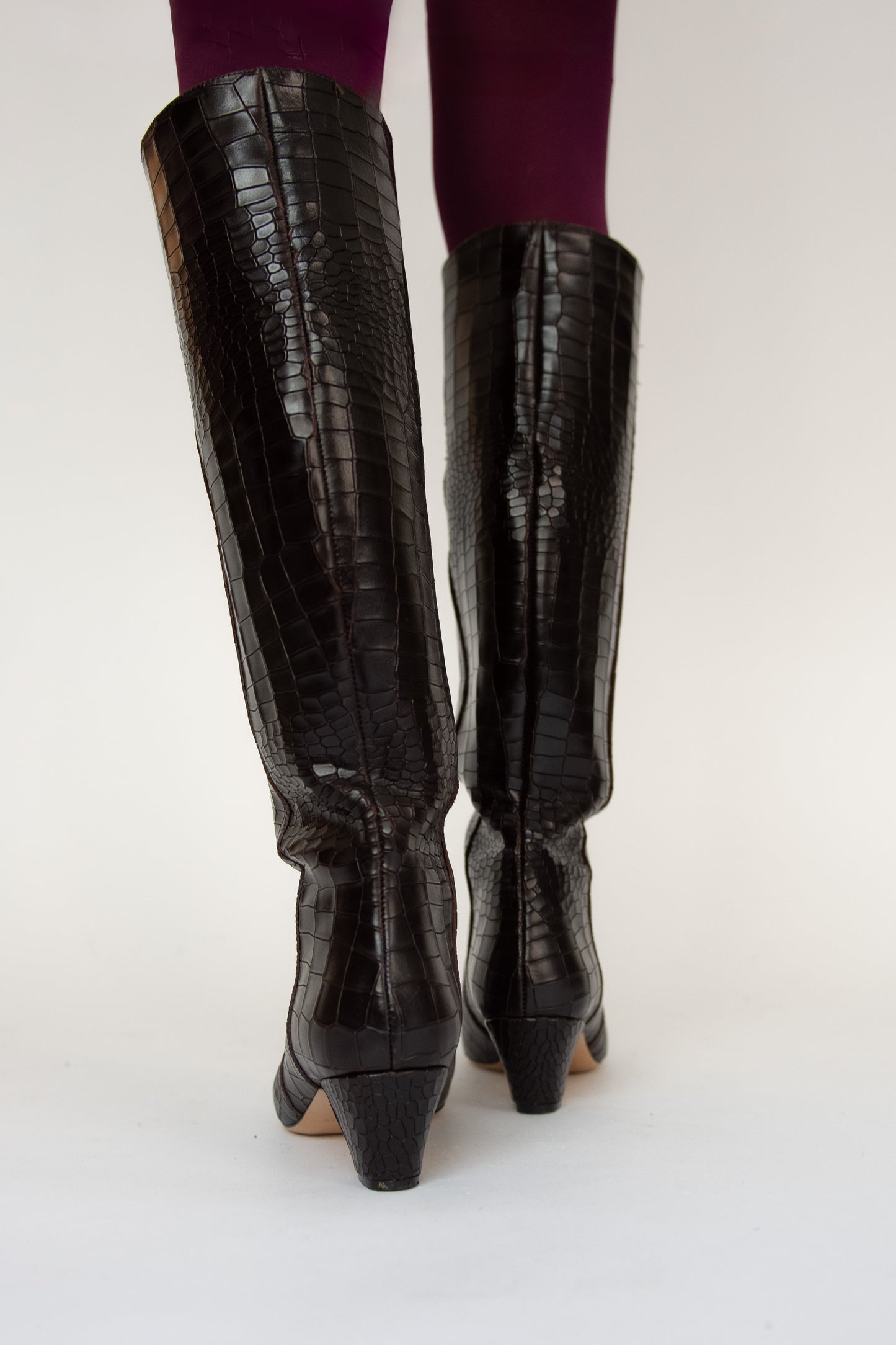 MR. LARKIN, Bane Boot, Mahogany Croc