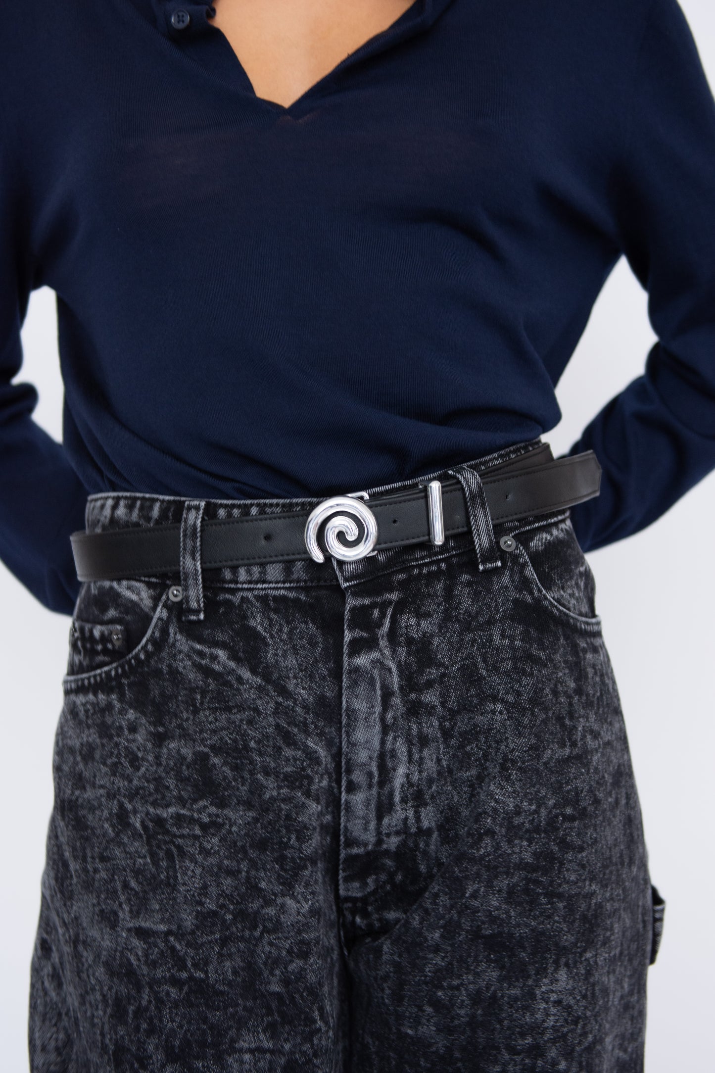 NOMIA, Spiral Belt, Black