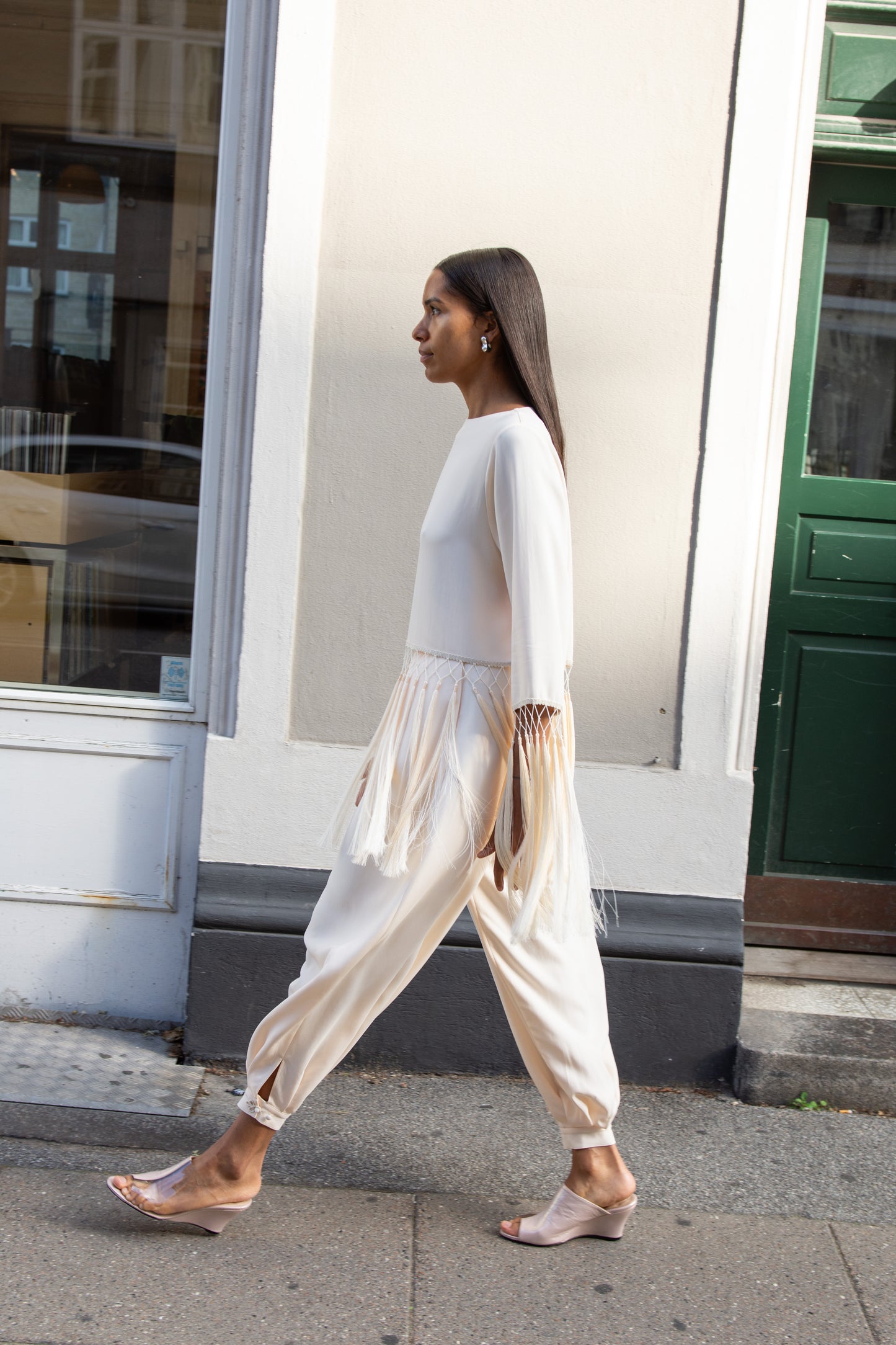 MR. LARKIN, Athena Pants, Sheer Pink