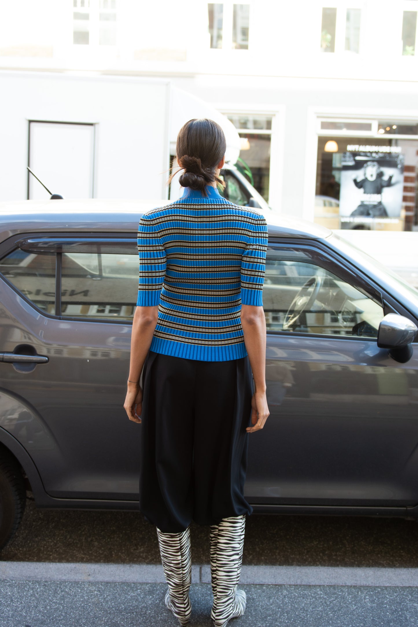 MR. LARKIN, Franca Knit, Cobalt