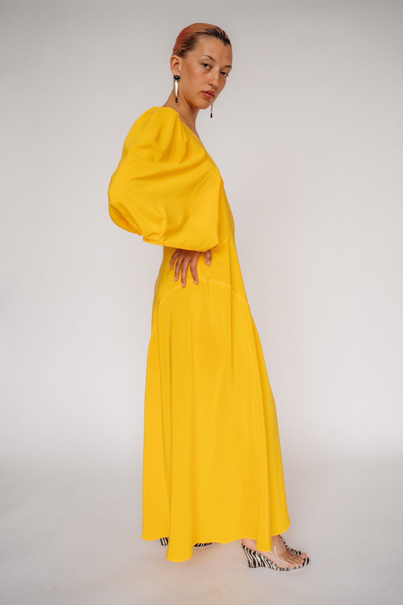 MR. LARKIN, Lexi Dress, Citrus