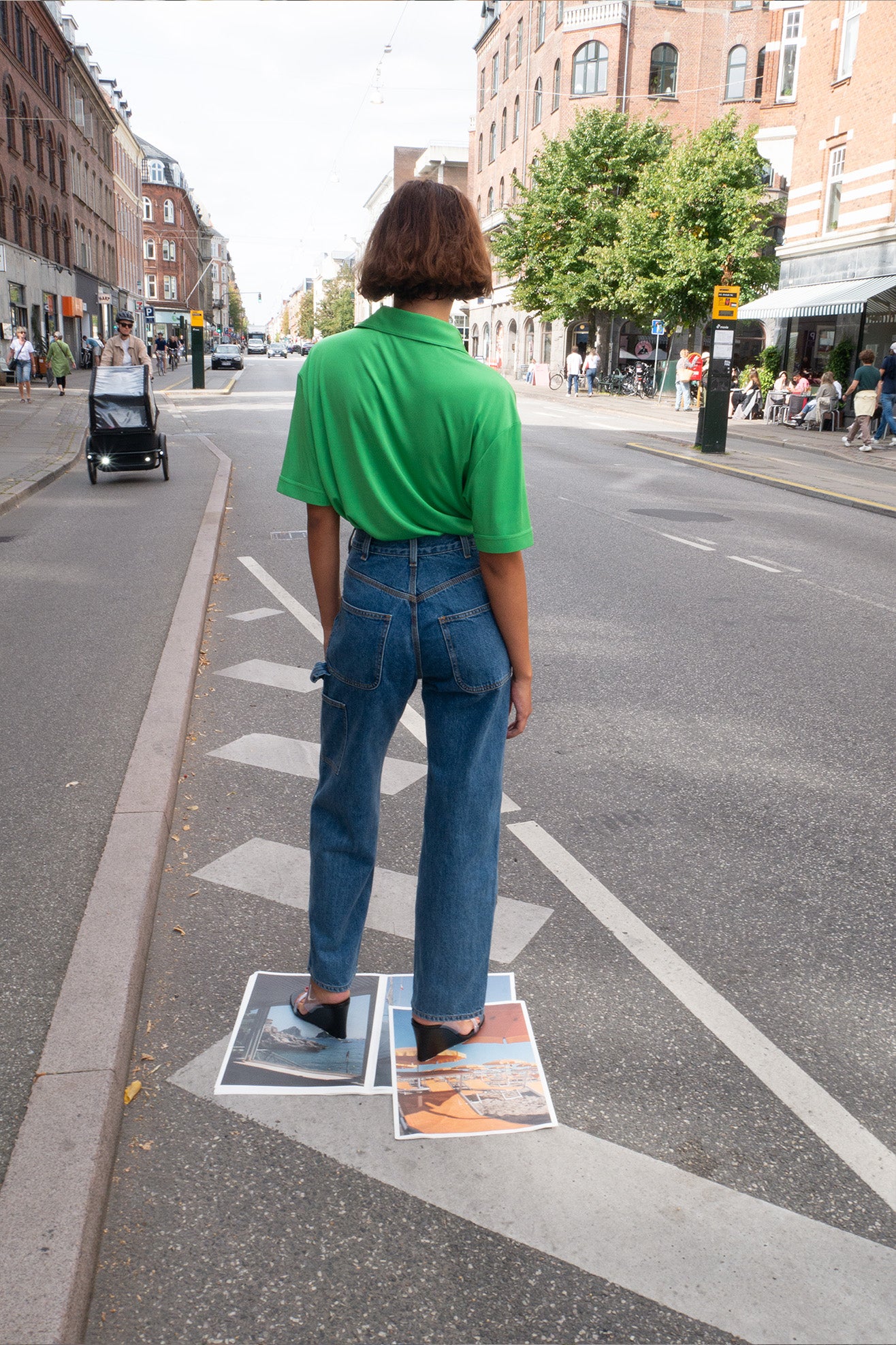 JESSE KAMM, Patchfront Handy Pant, Cowboy Denim