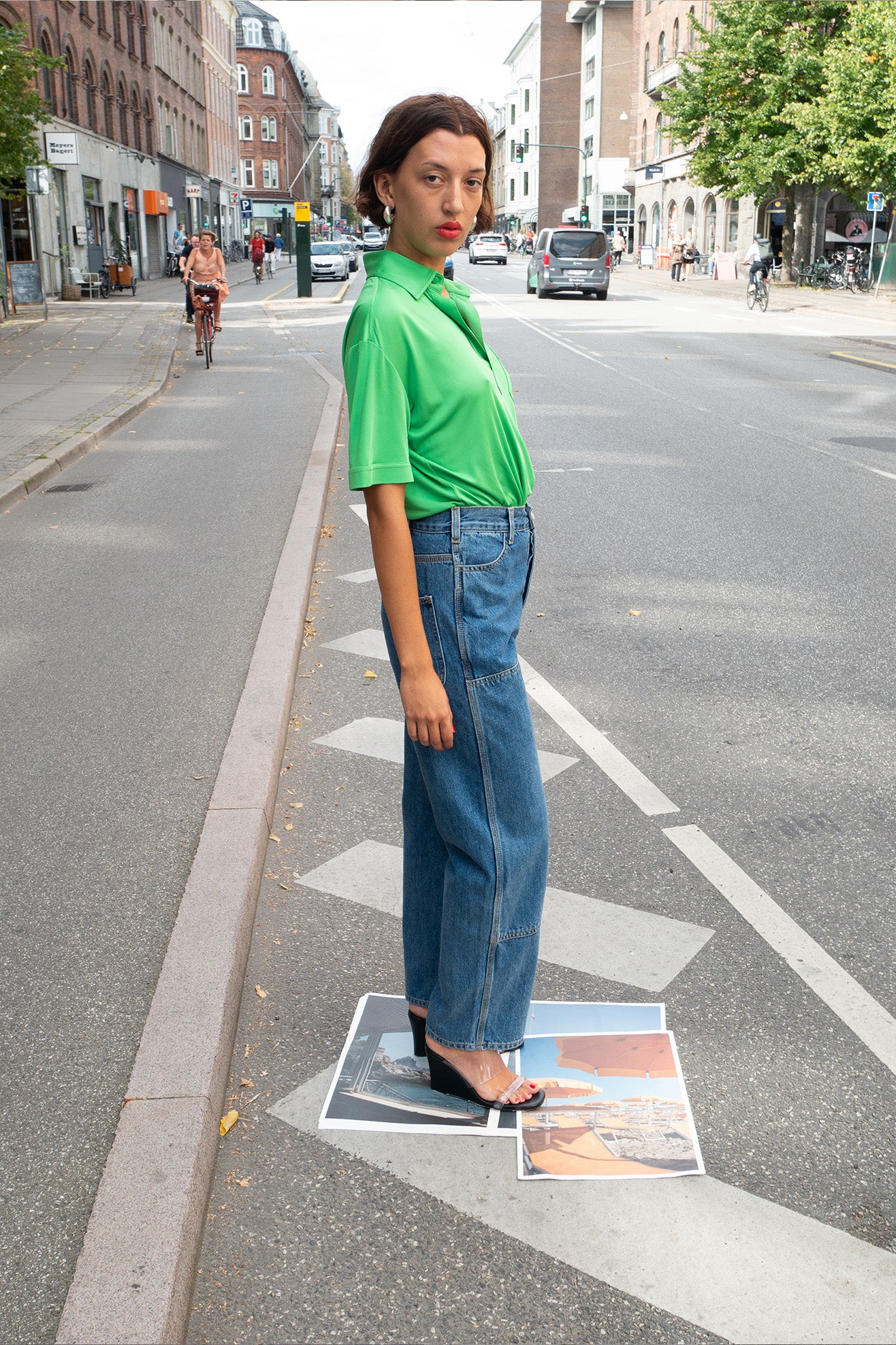 JESSE KAMM, Patchfront Handy Pant, Cowboy Denim