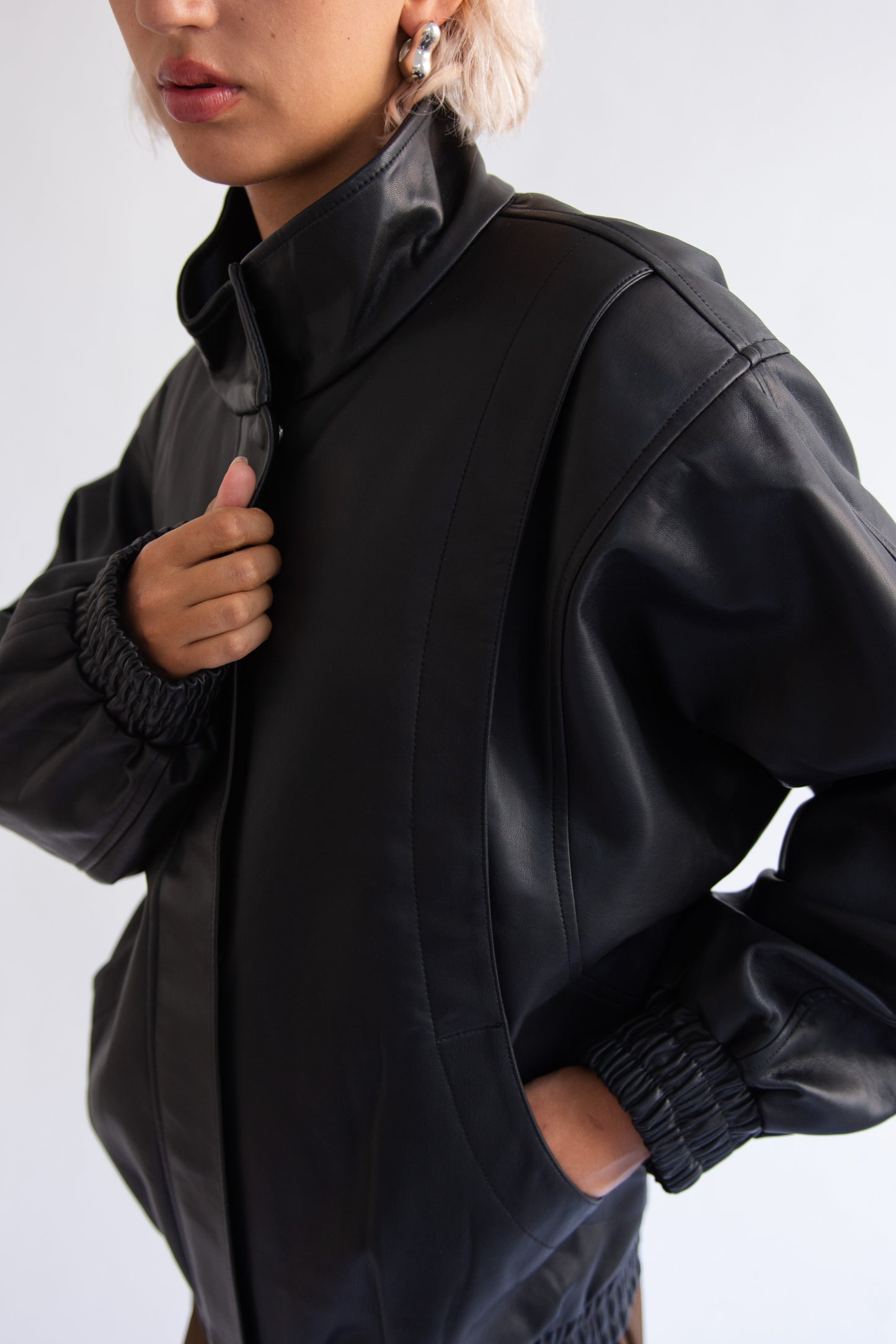 THE GARMENT, Brooklyn Panel Jacket, Black