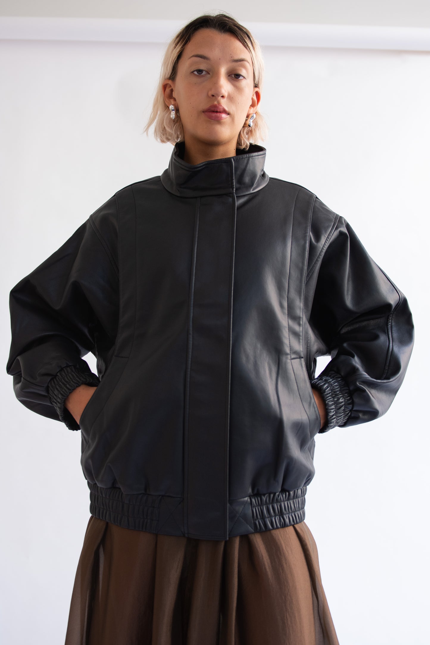 THE GARMENT, Brooklyn Panel Jacket, Black