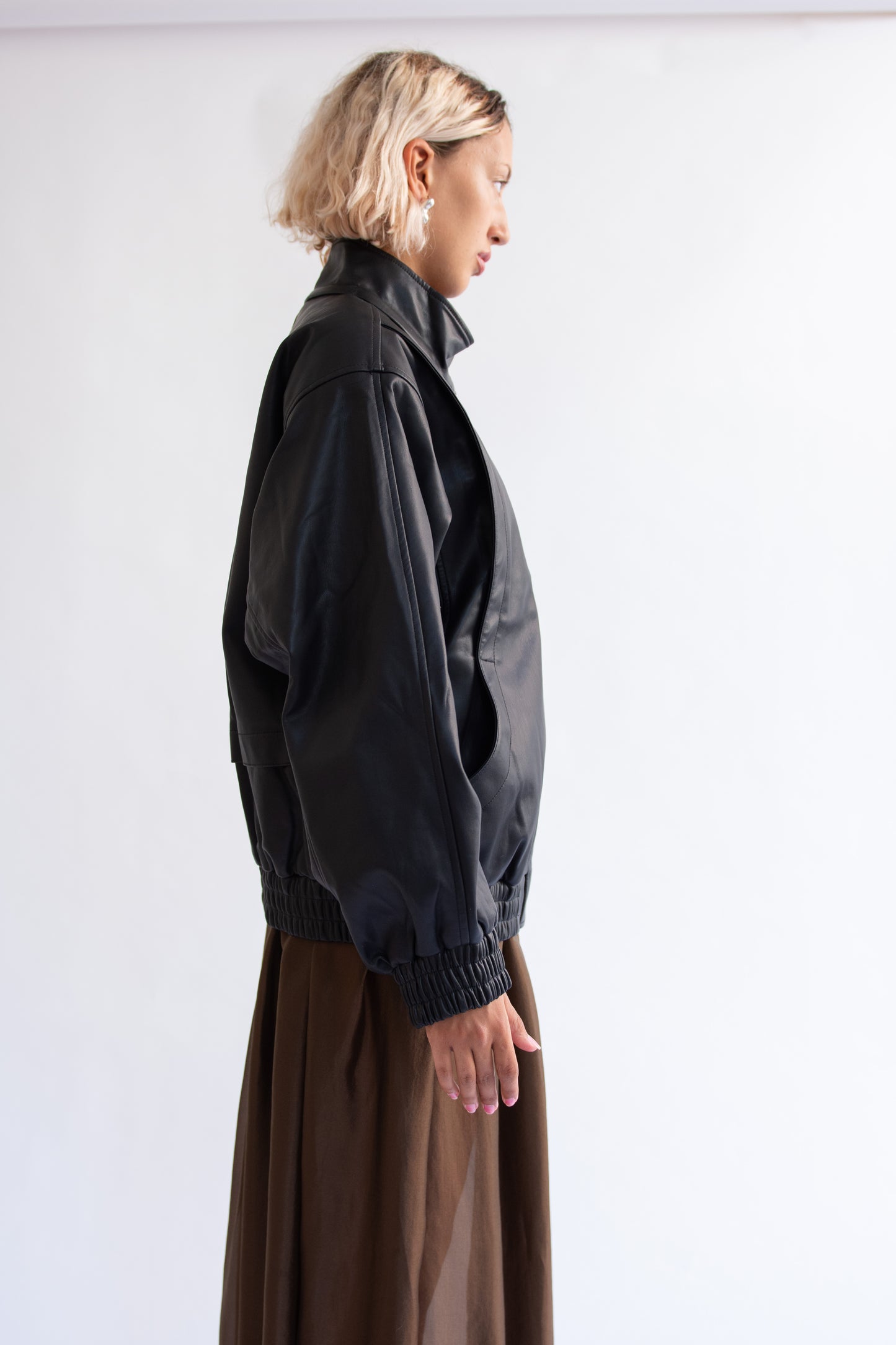 THE GARMENT, Brooklyn Panel Jacket, Black