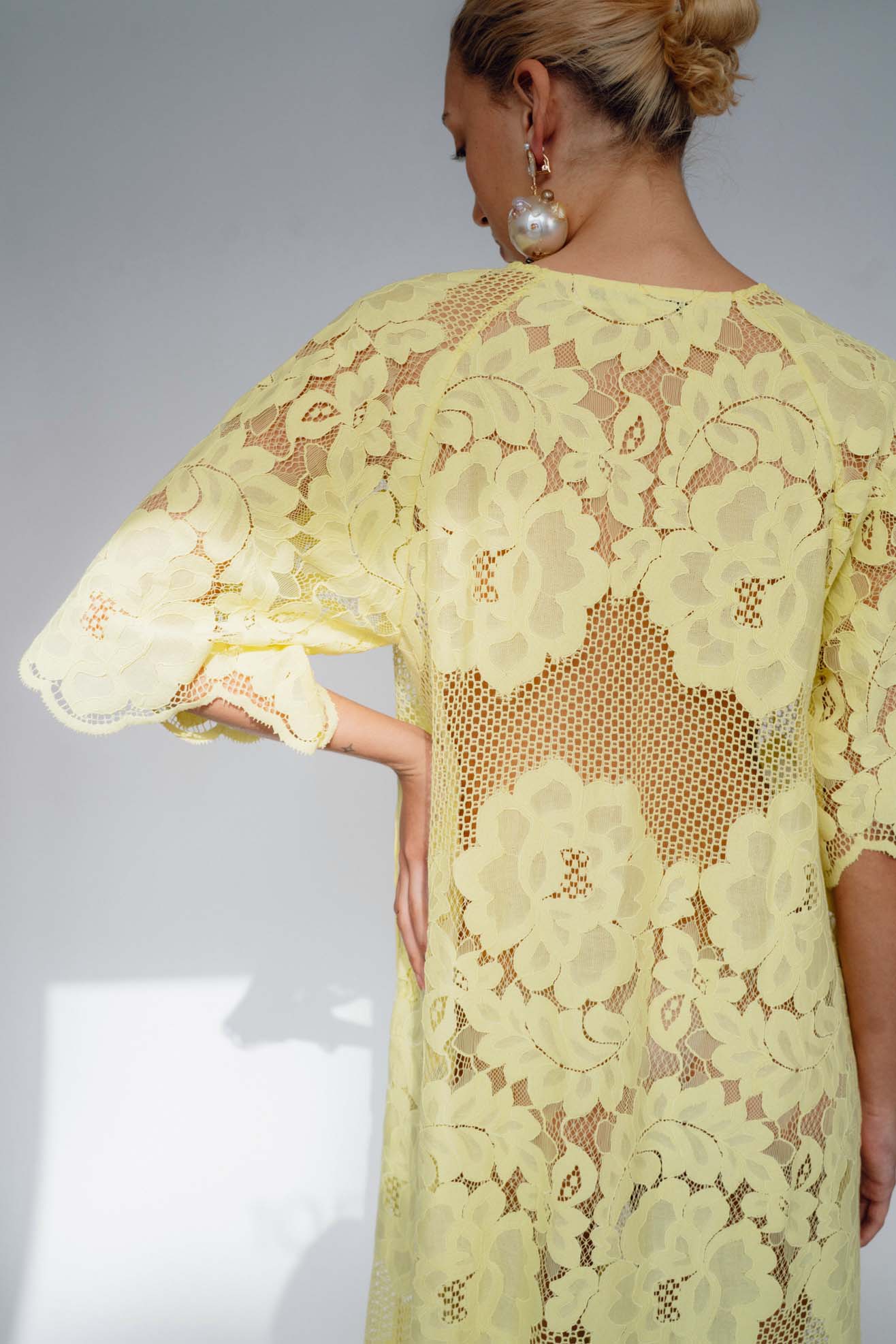 MR. LARKIN, Lola Dress, Lemon