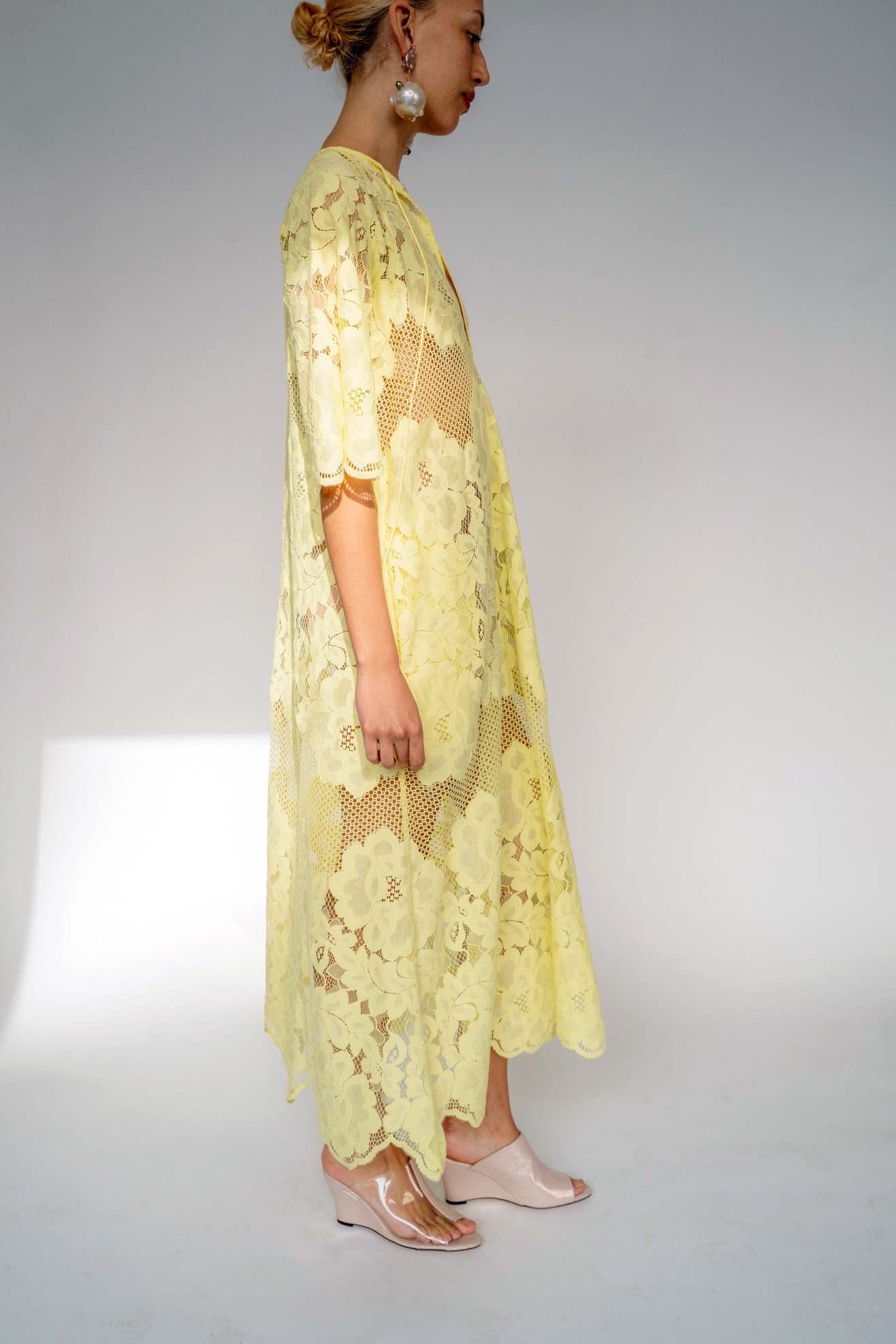 MR. LARKIN, Lola Dress, Lemon