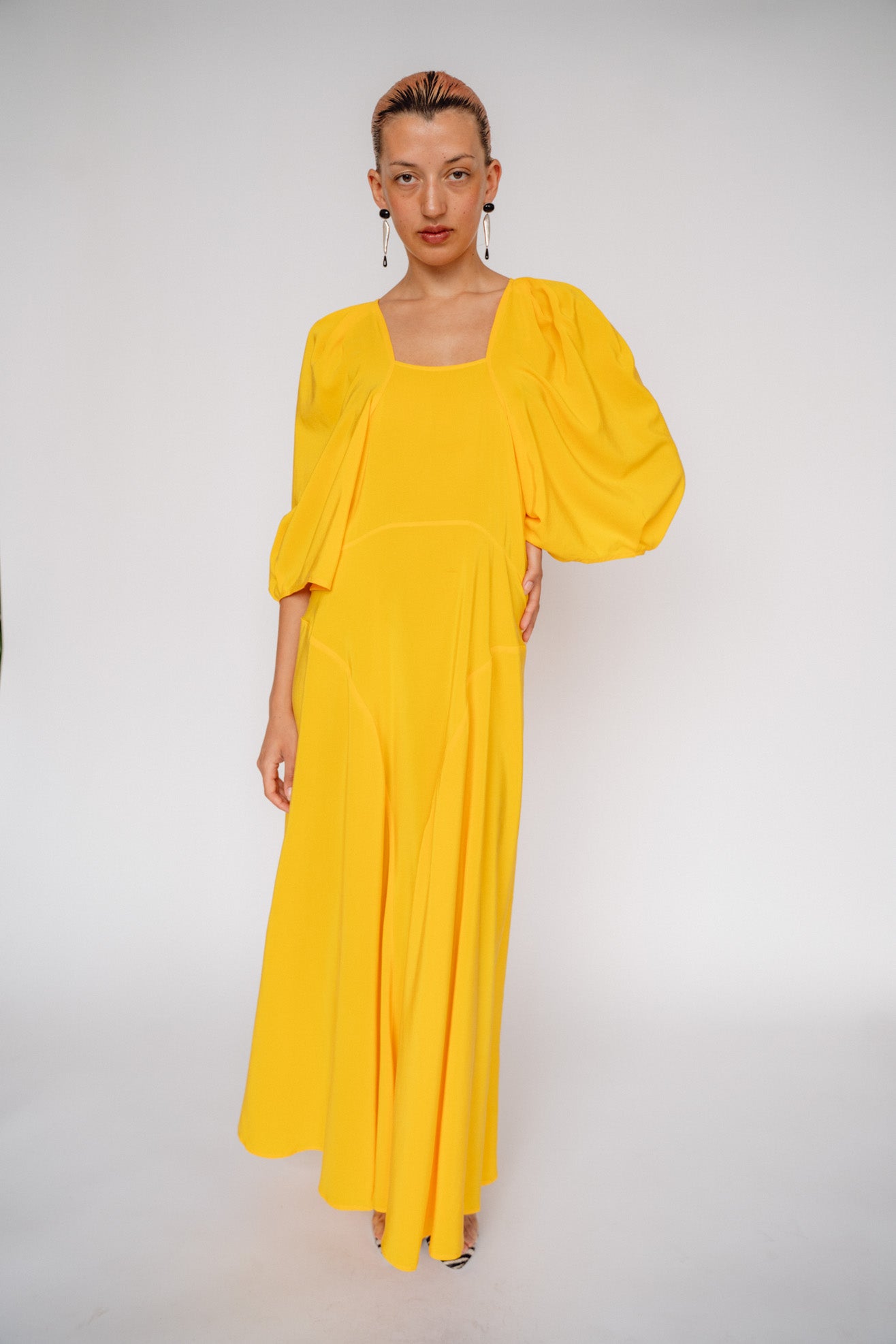 MR. LARKIN, Lexi Dress, Citrus