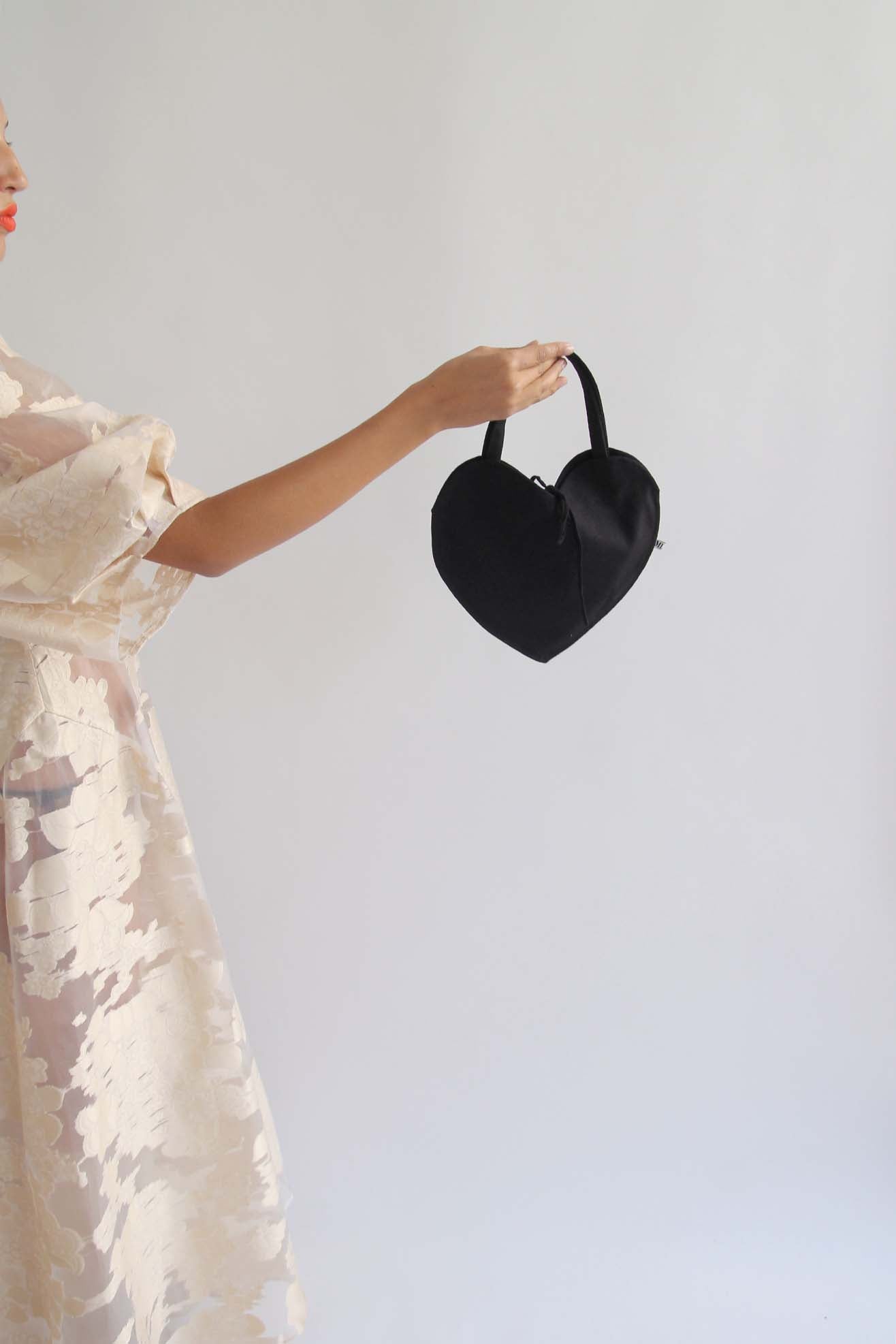 MR. LARKIN, Heart Bag, Black