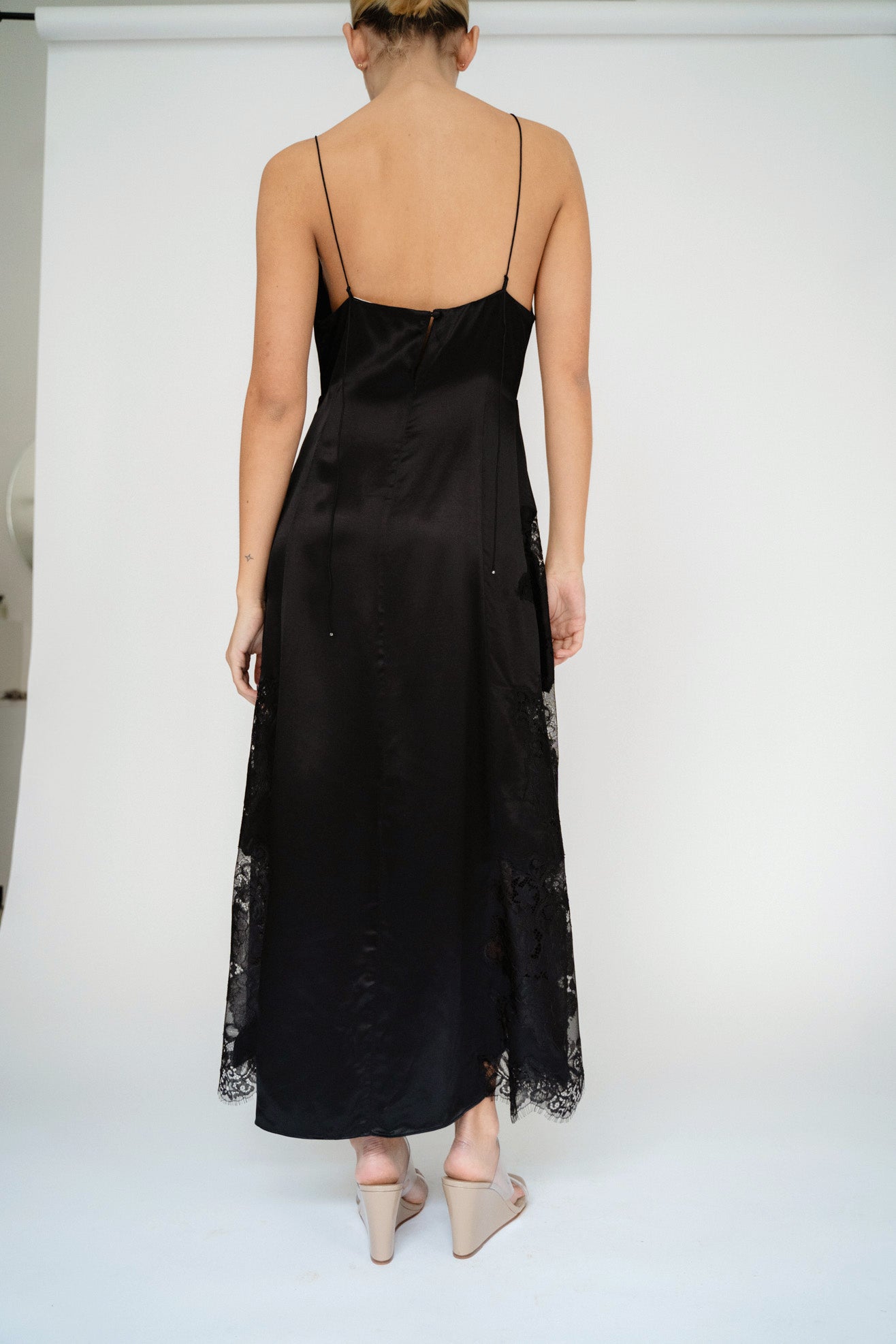 MR. LARKIN, Margot Dress, Black