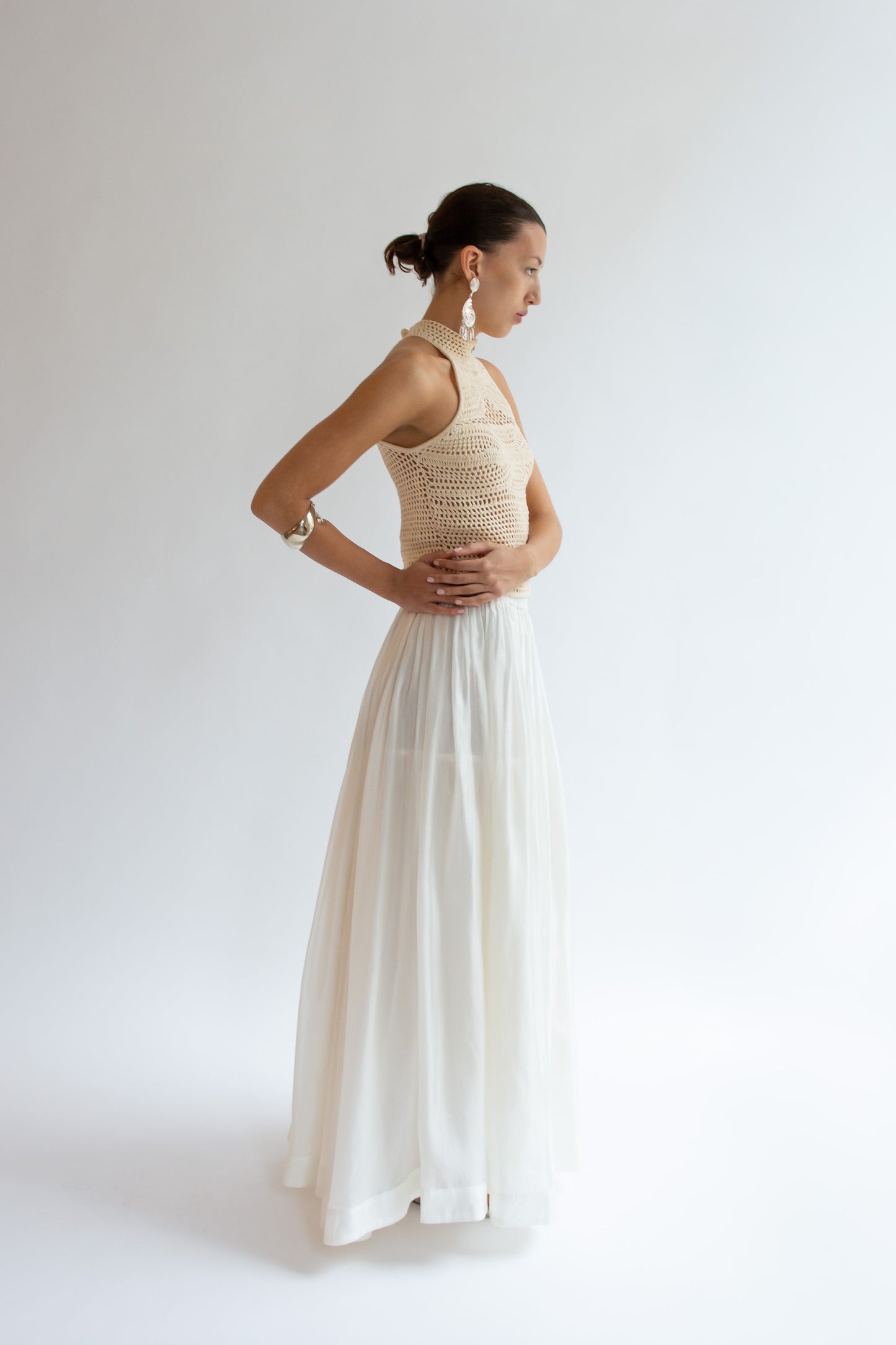 THE GARMENT, Gilian Volume Skirt, Cream