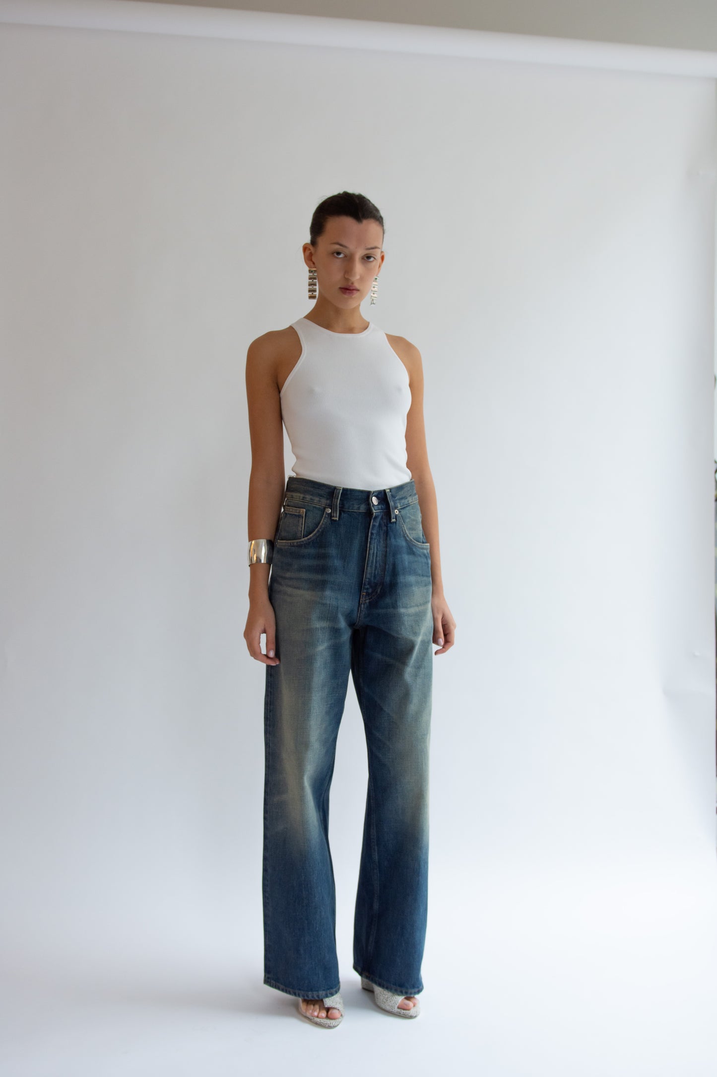 SUNFLOWER, Super Wide Jean, Deep Vintage