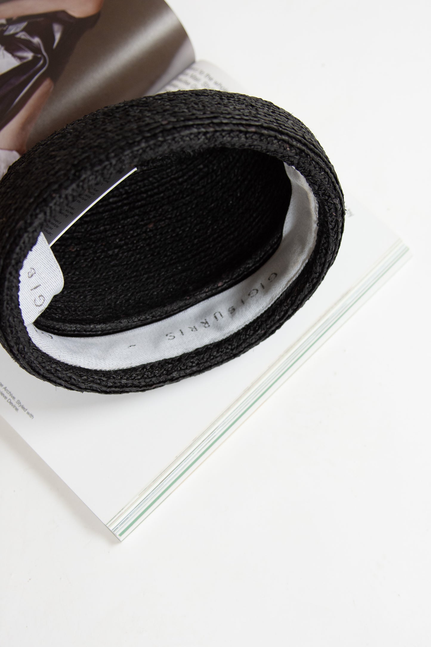 Gigi Burris, Sharina Hat, Black Raffia