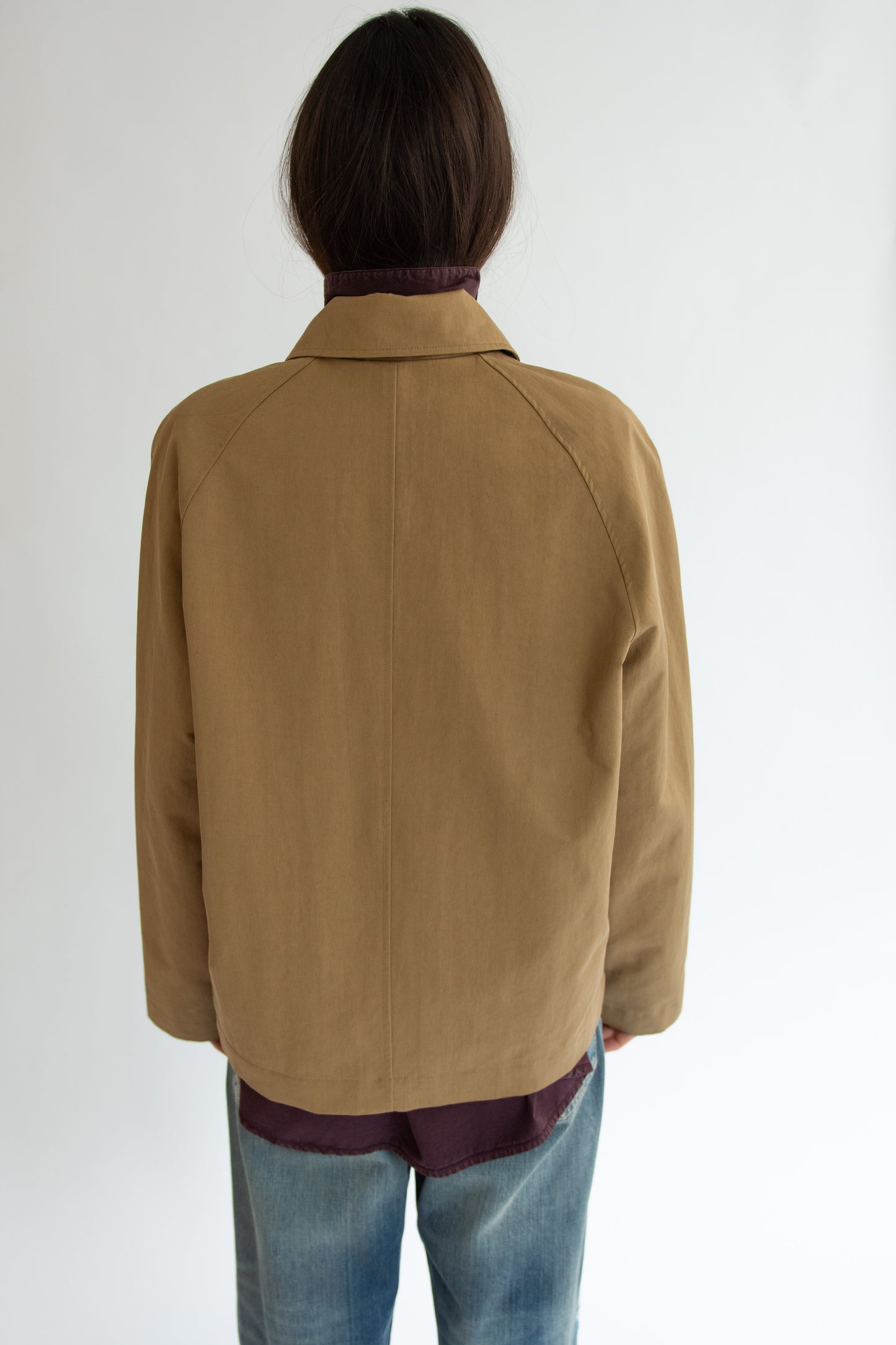 SUNFLOWER, Short Raglan Coat, Dark Sand
