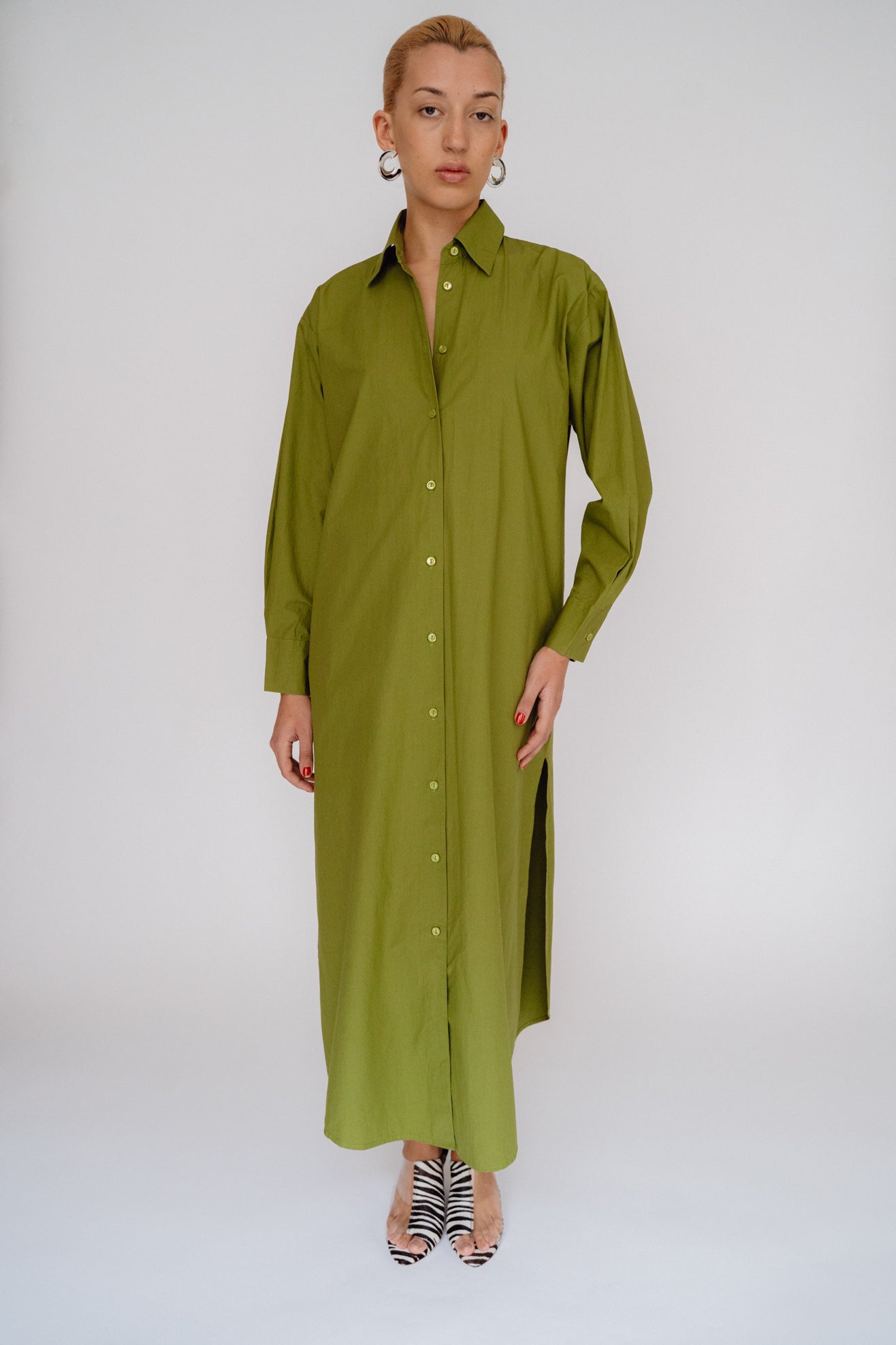 MR LARKIN, Nora Dress, Olive