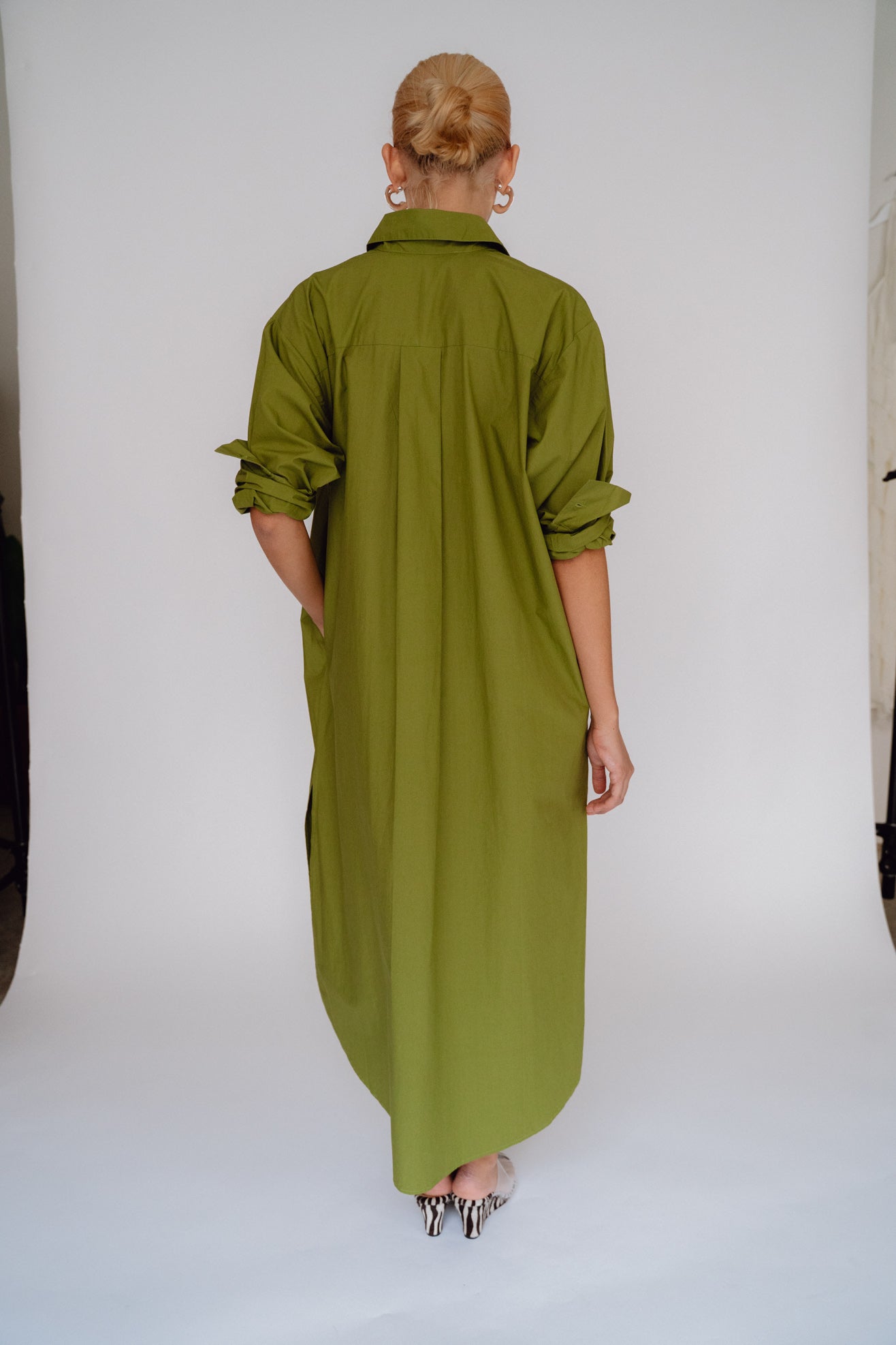 MR LARKIN, Nora Dress, Olive