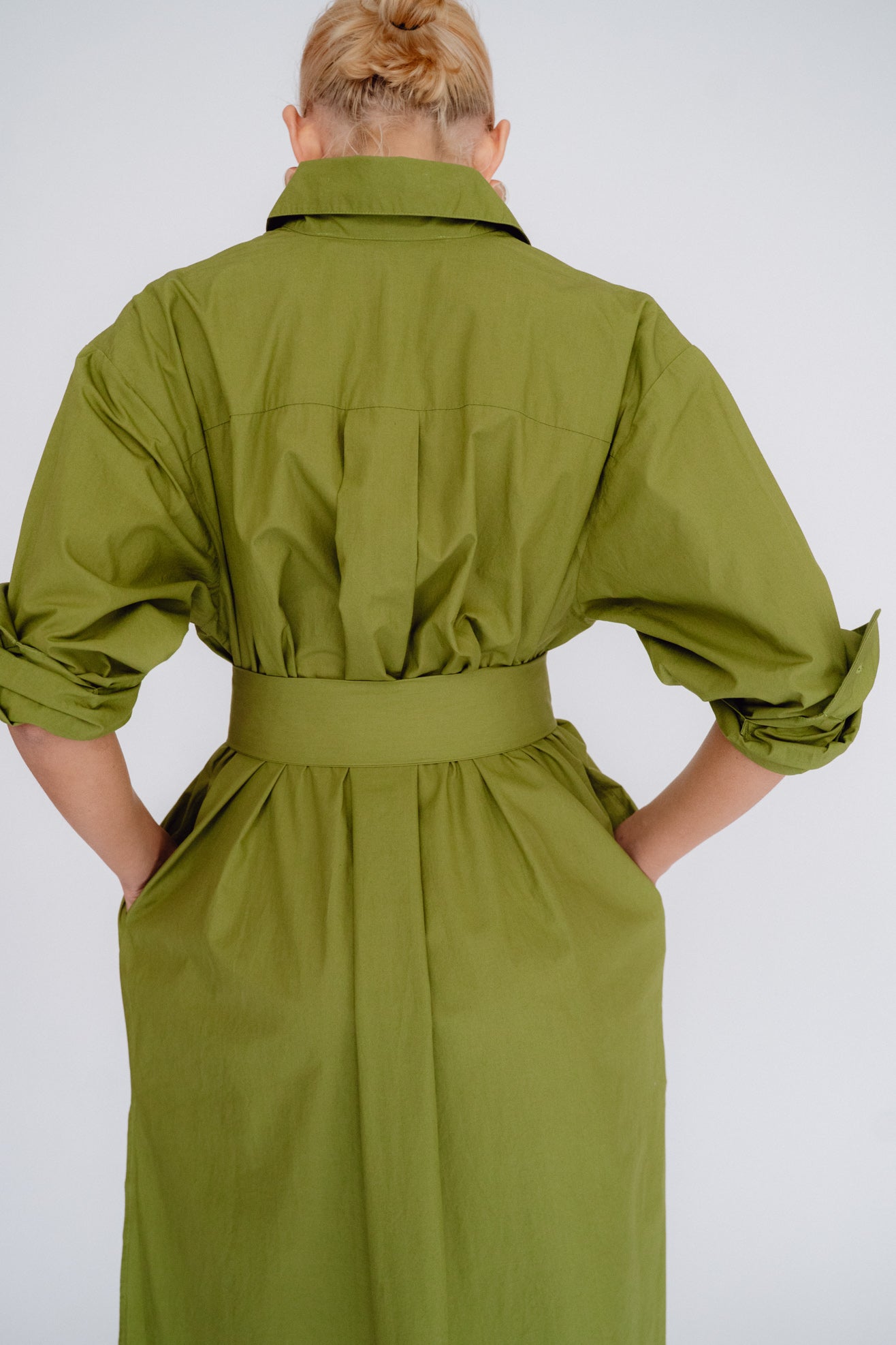 MR LARKIN, Nora Dress, Olive