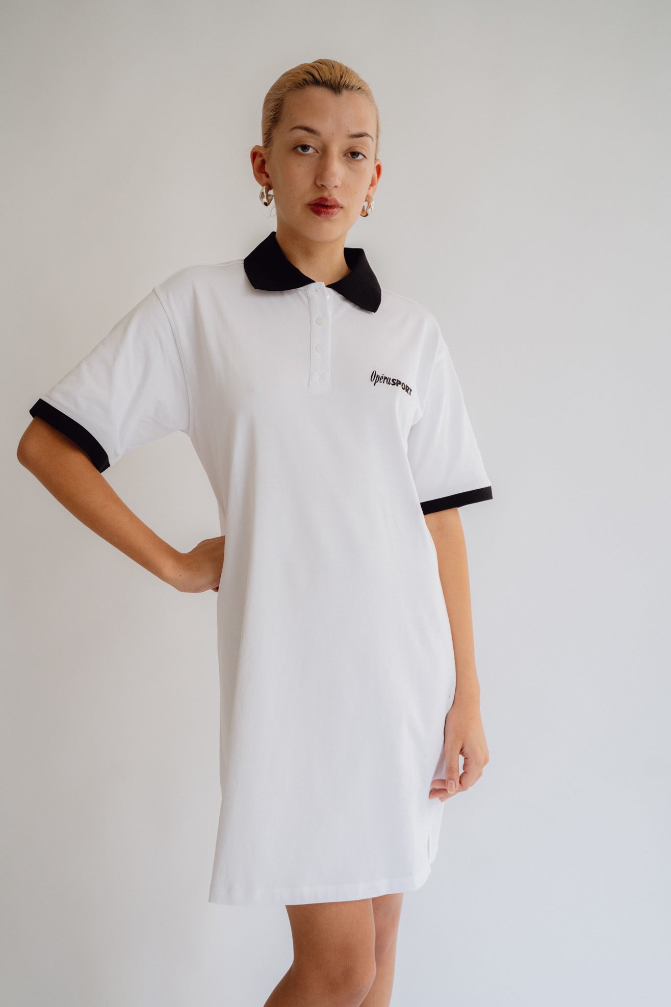 OPERA SPORT, Josephine Polo Dress, White