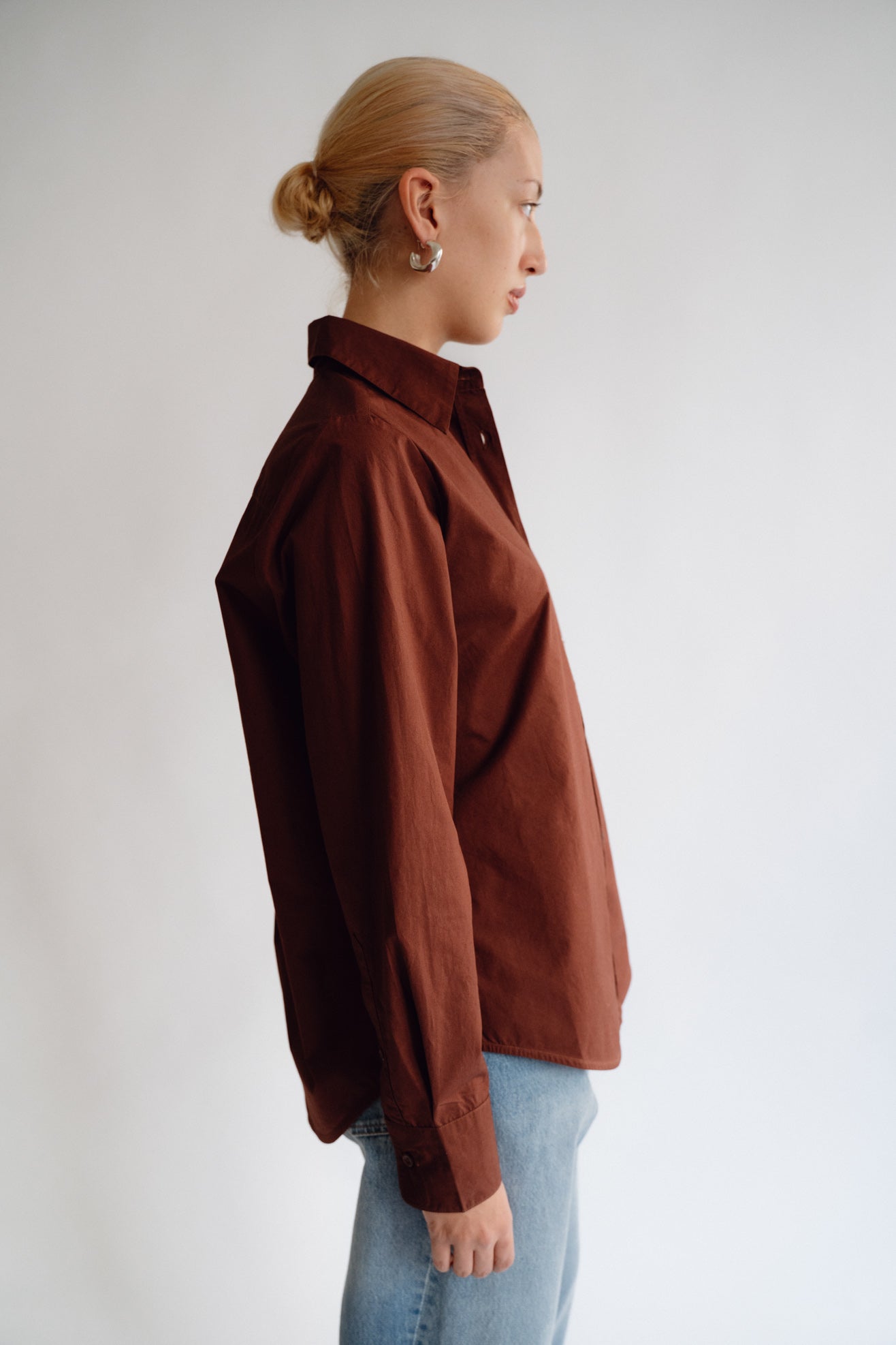 MR. LARKIN, Power Shirt, Mahogany