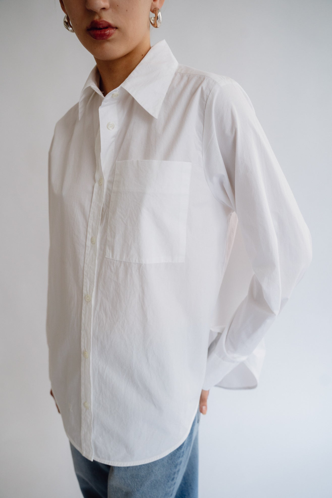 MR. LARKIN, Power Shirt, Off White